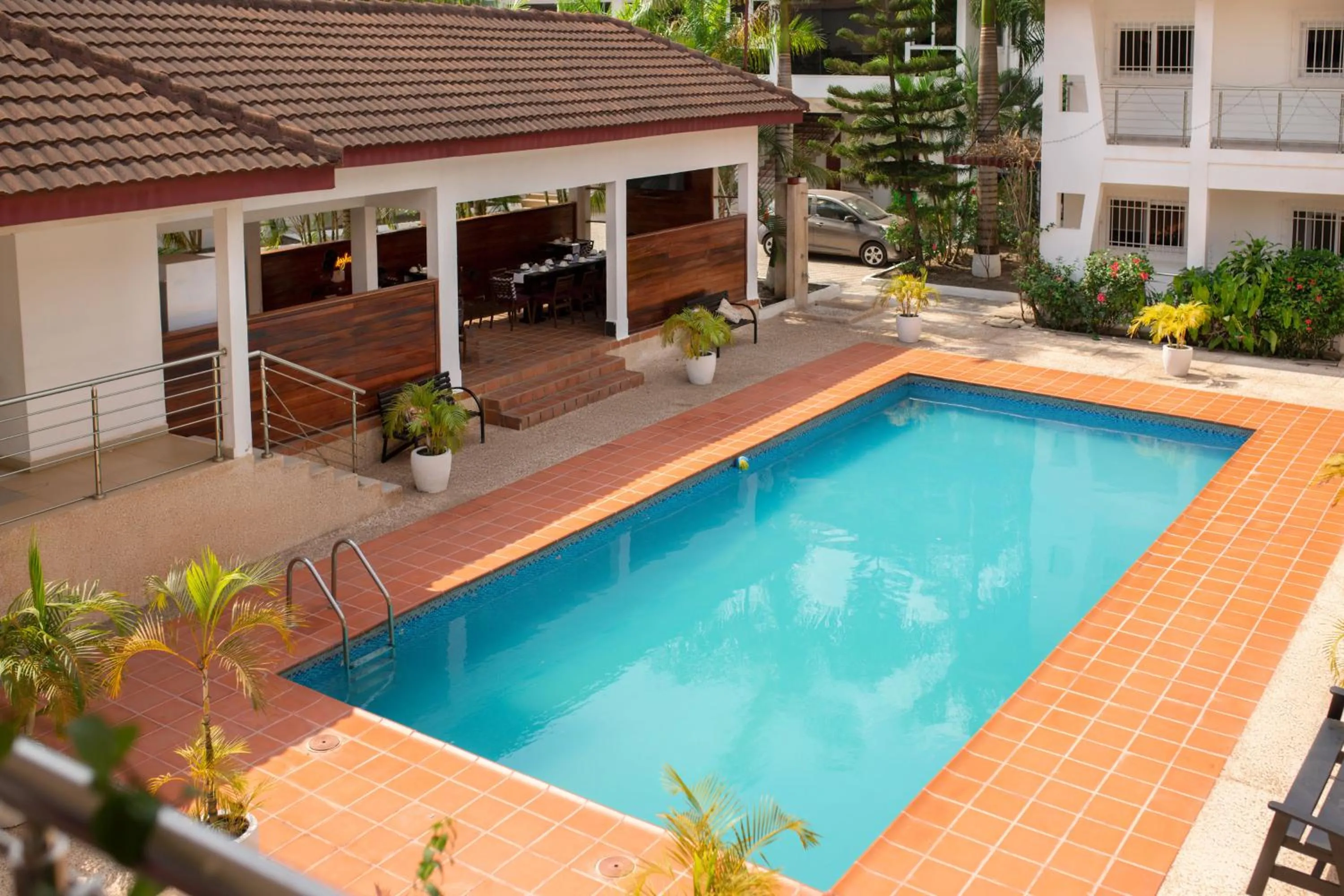 Swimming pool in Bragha Apartments And Hotel