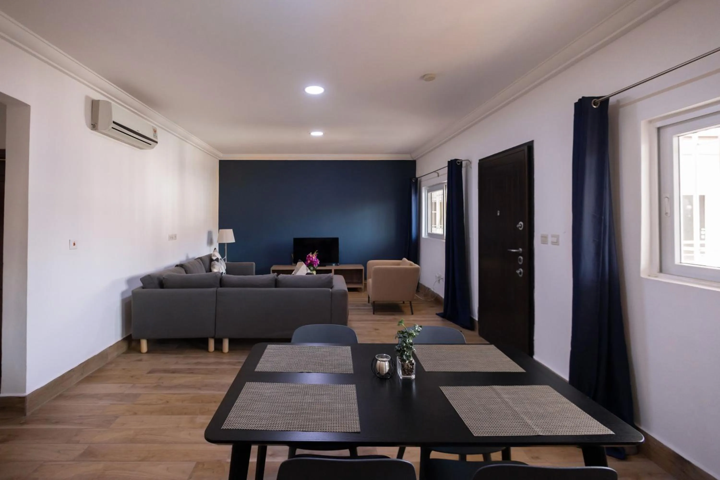 Living room, Bed in Bragha Apartments And Hotel