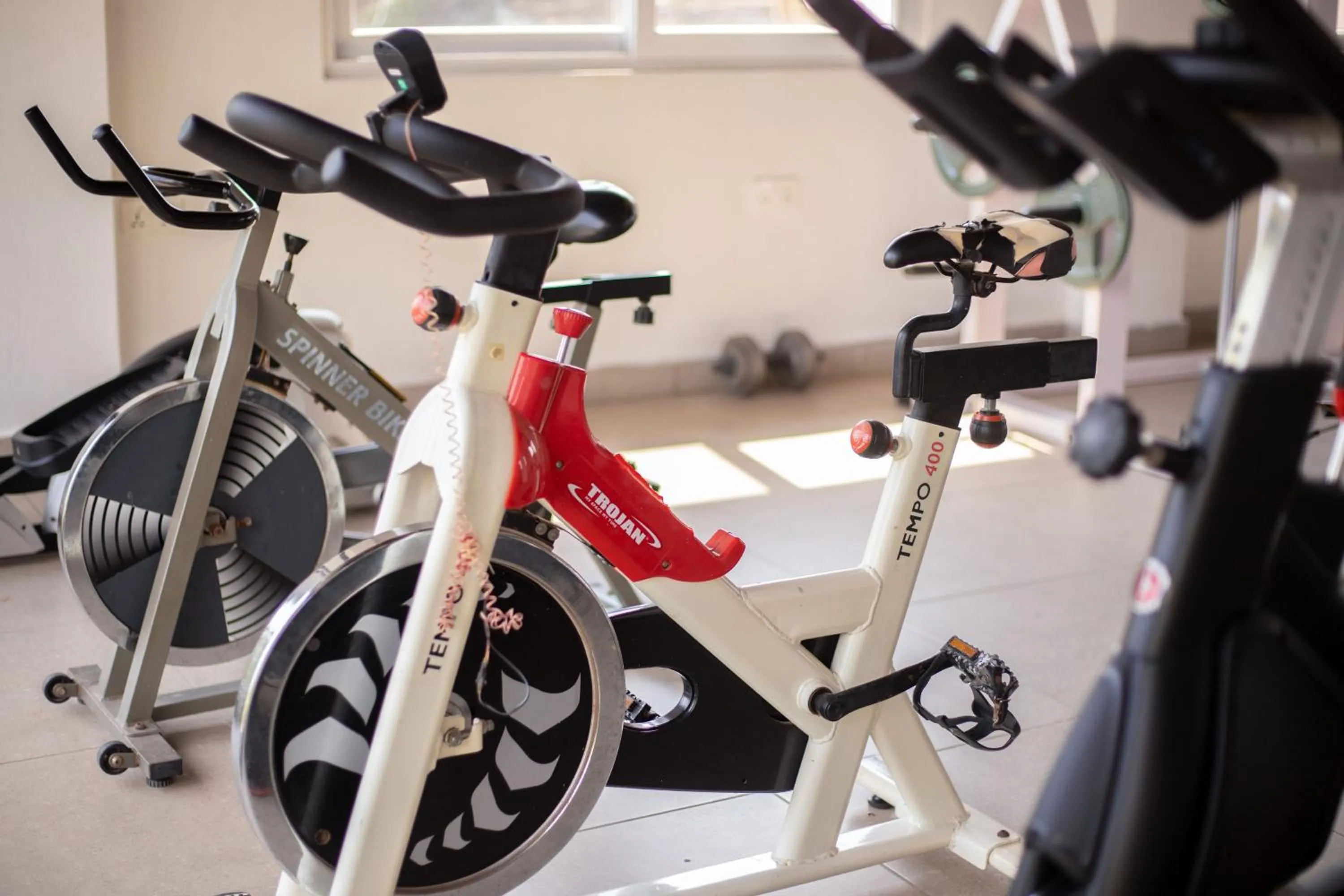 Fitness centre/facilities in Bragha Apartments And Hotel