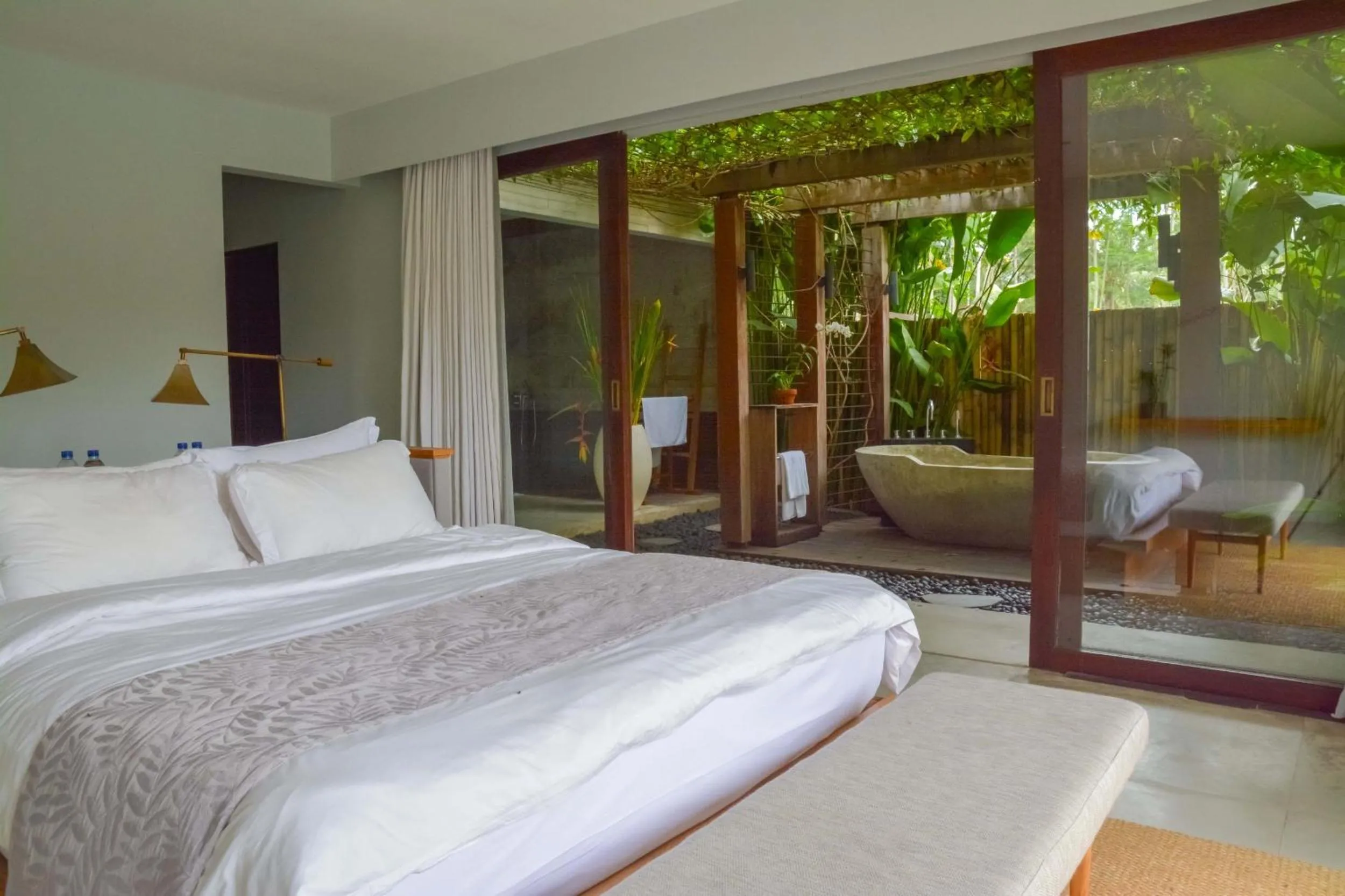 Shower, Bed in Villa Lumia Bali