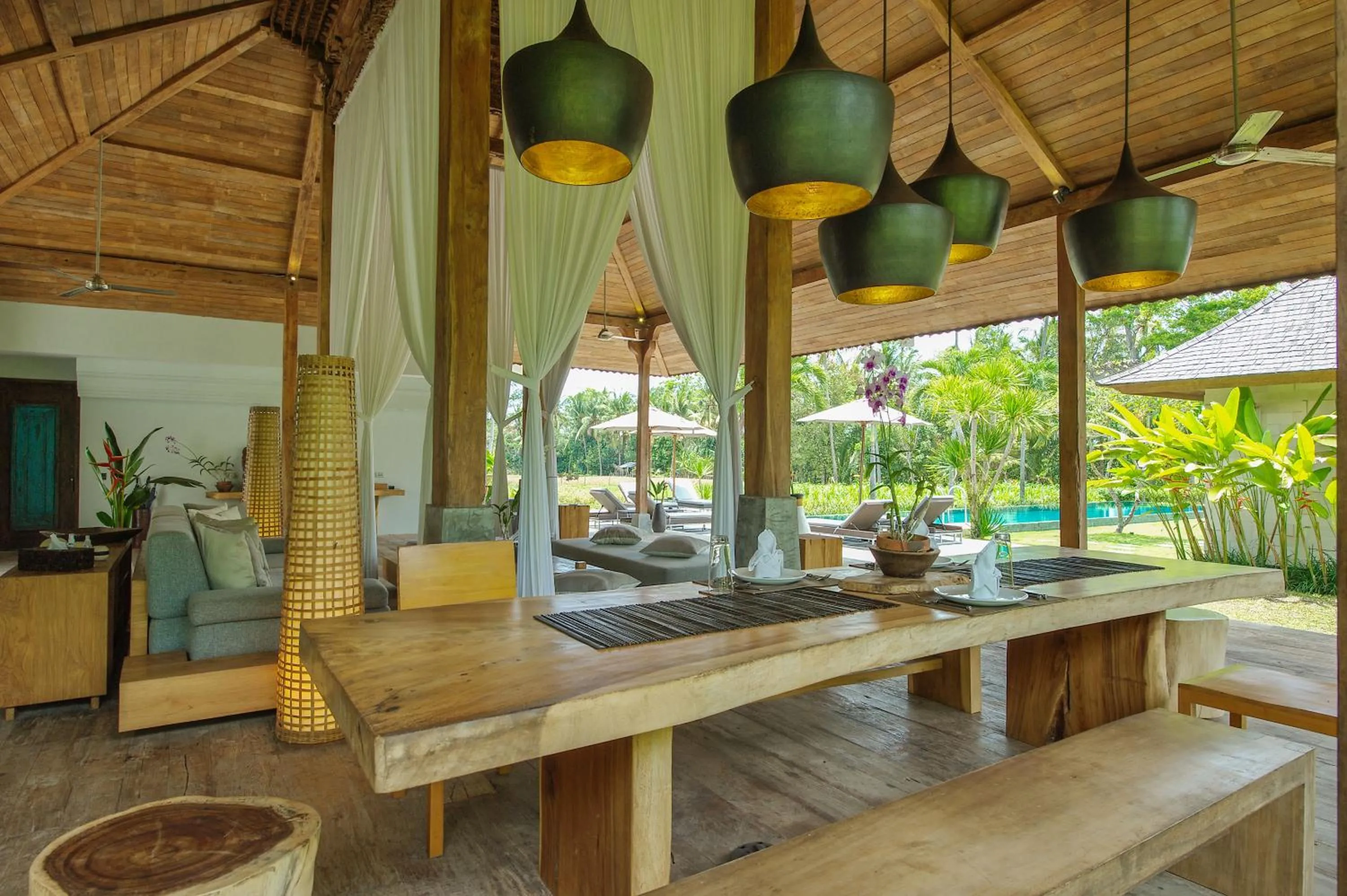Living room in Villa Lumia Bali