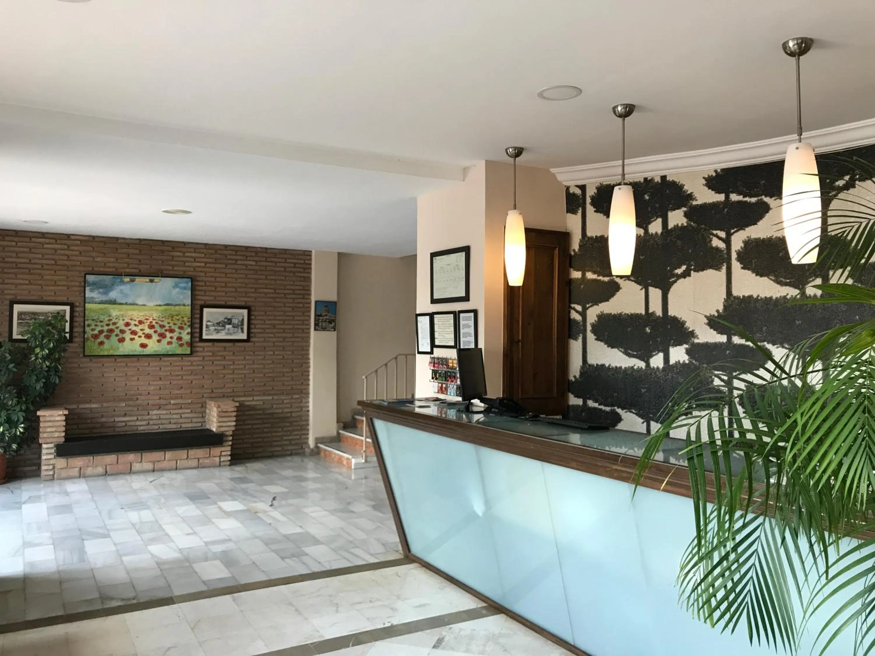 Lobby or reception in Los Galanes