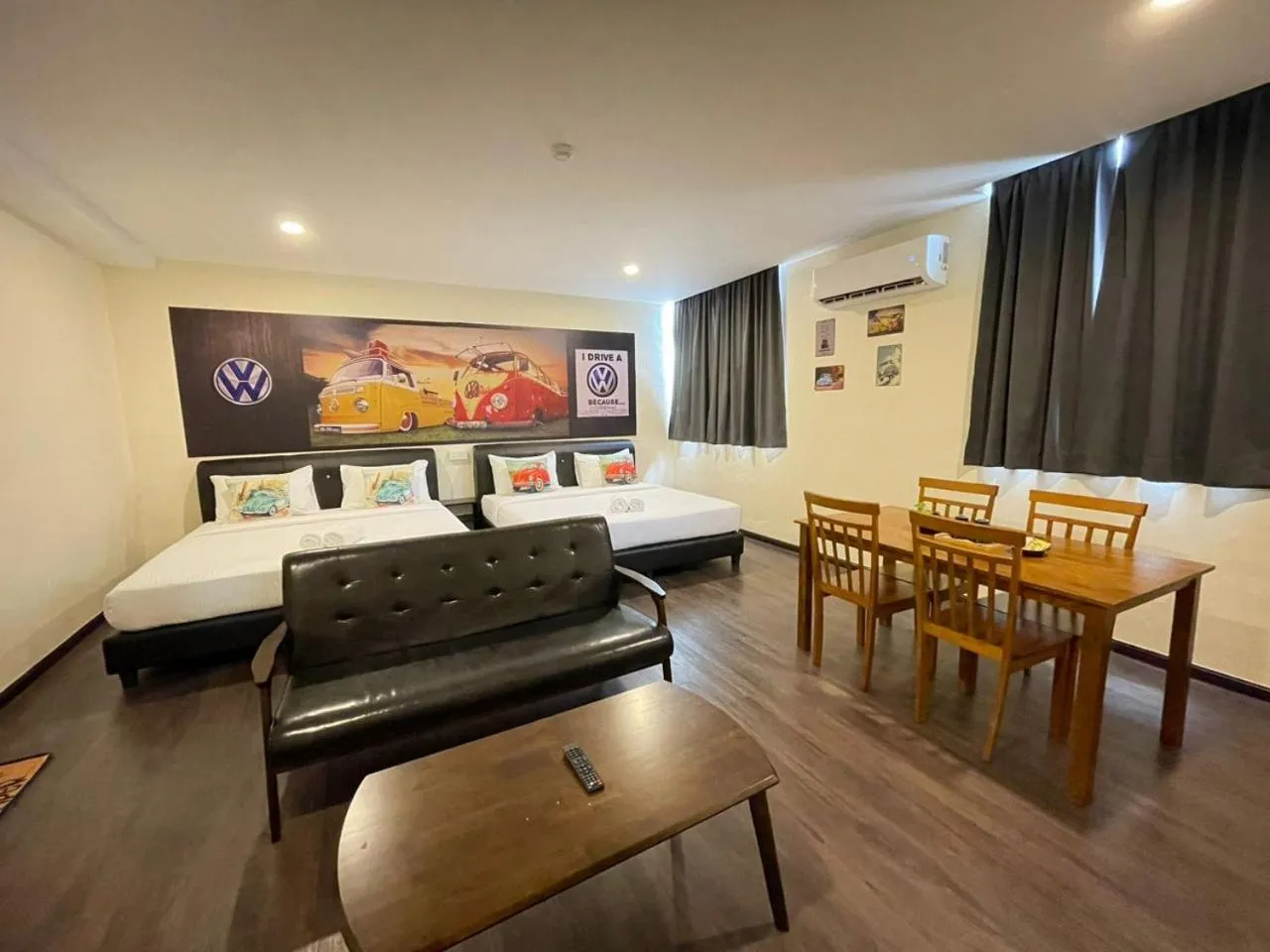 Bed in RNK BoutiQue HOTEL