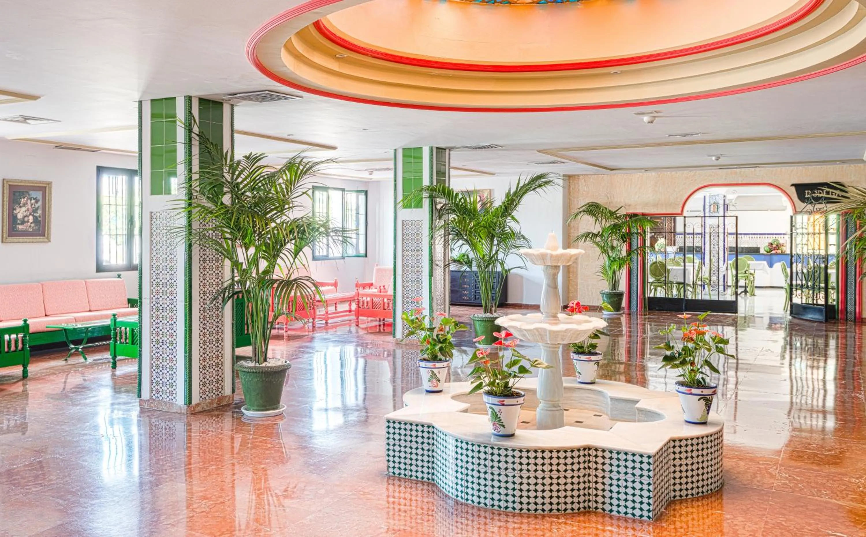 Lobby or reception in Globales Pueblo Andaluz