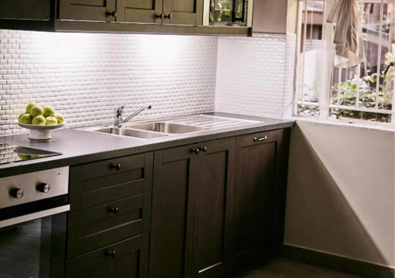 Kitchen or kitchenette in Palacina The Residence & The Suites