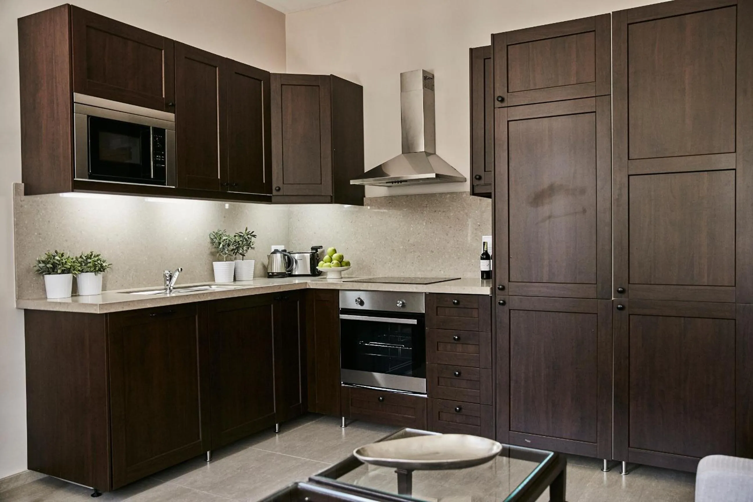 kitchen in Palacina The Residence & The Suites