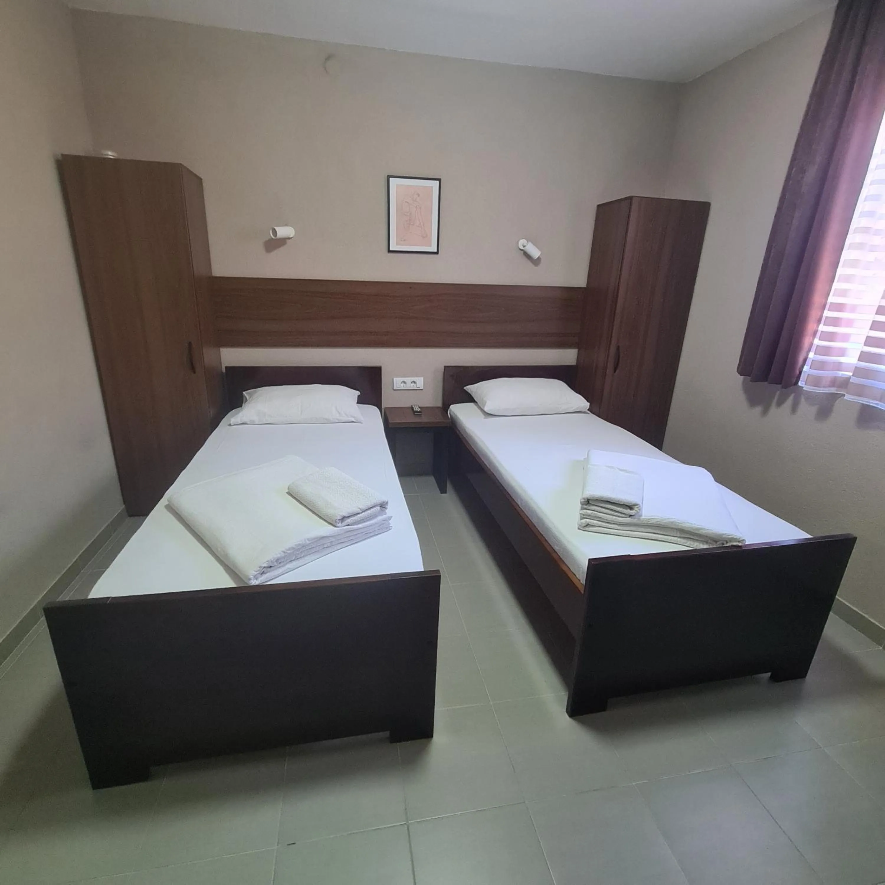 Bed in Hotel Djerdan