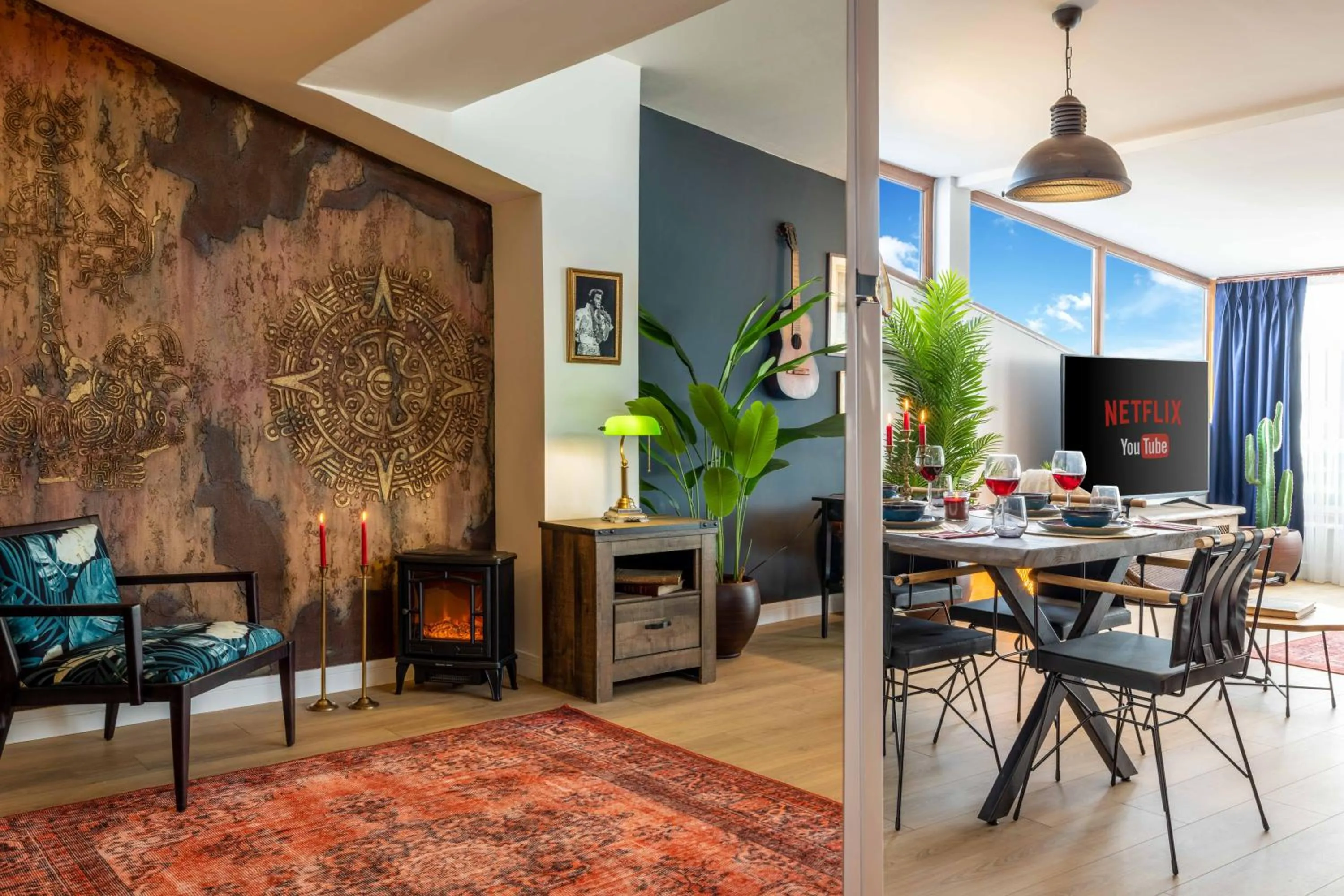 Living room in Monnas Suite