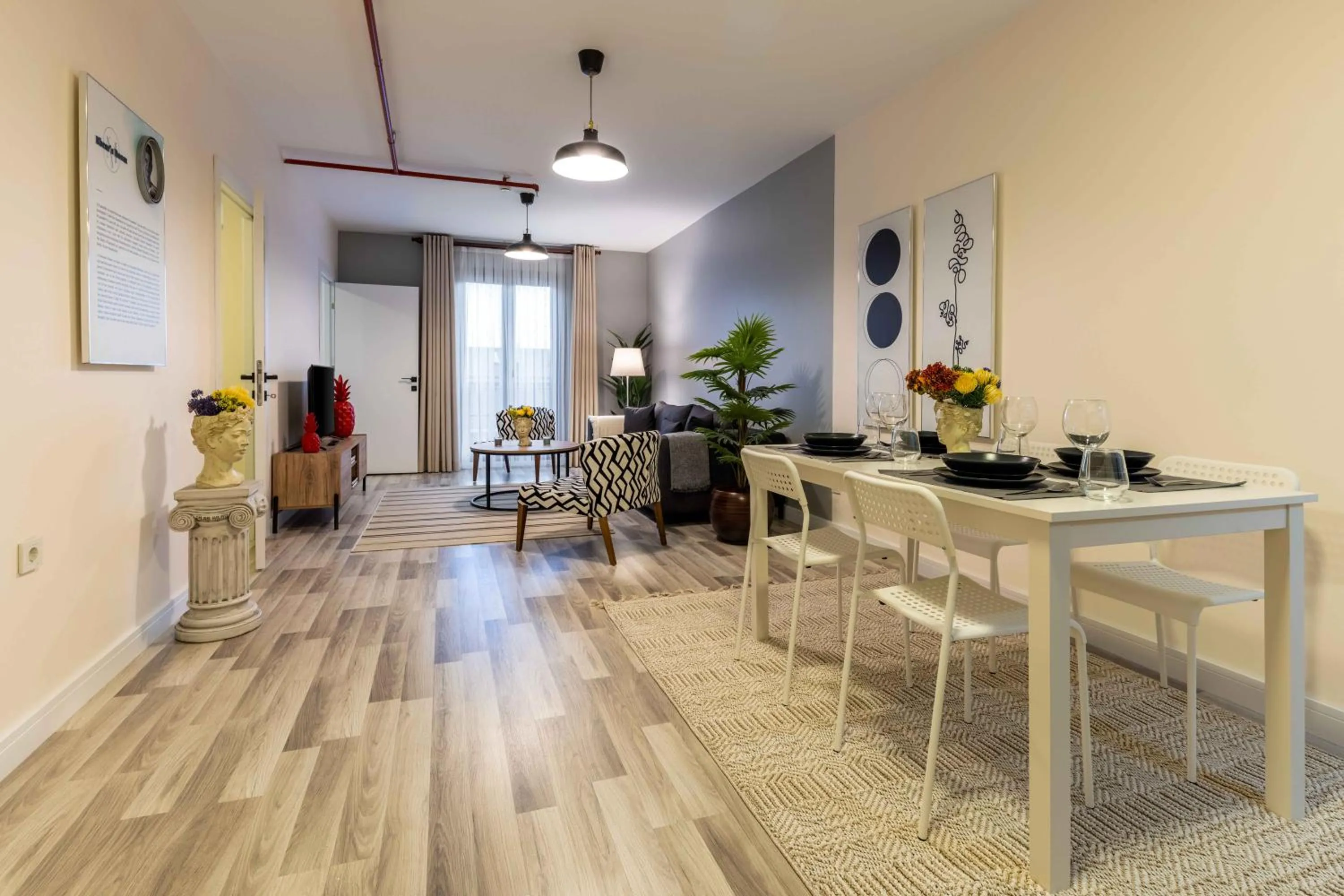 Living room in Monnas Suite