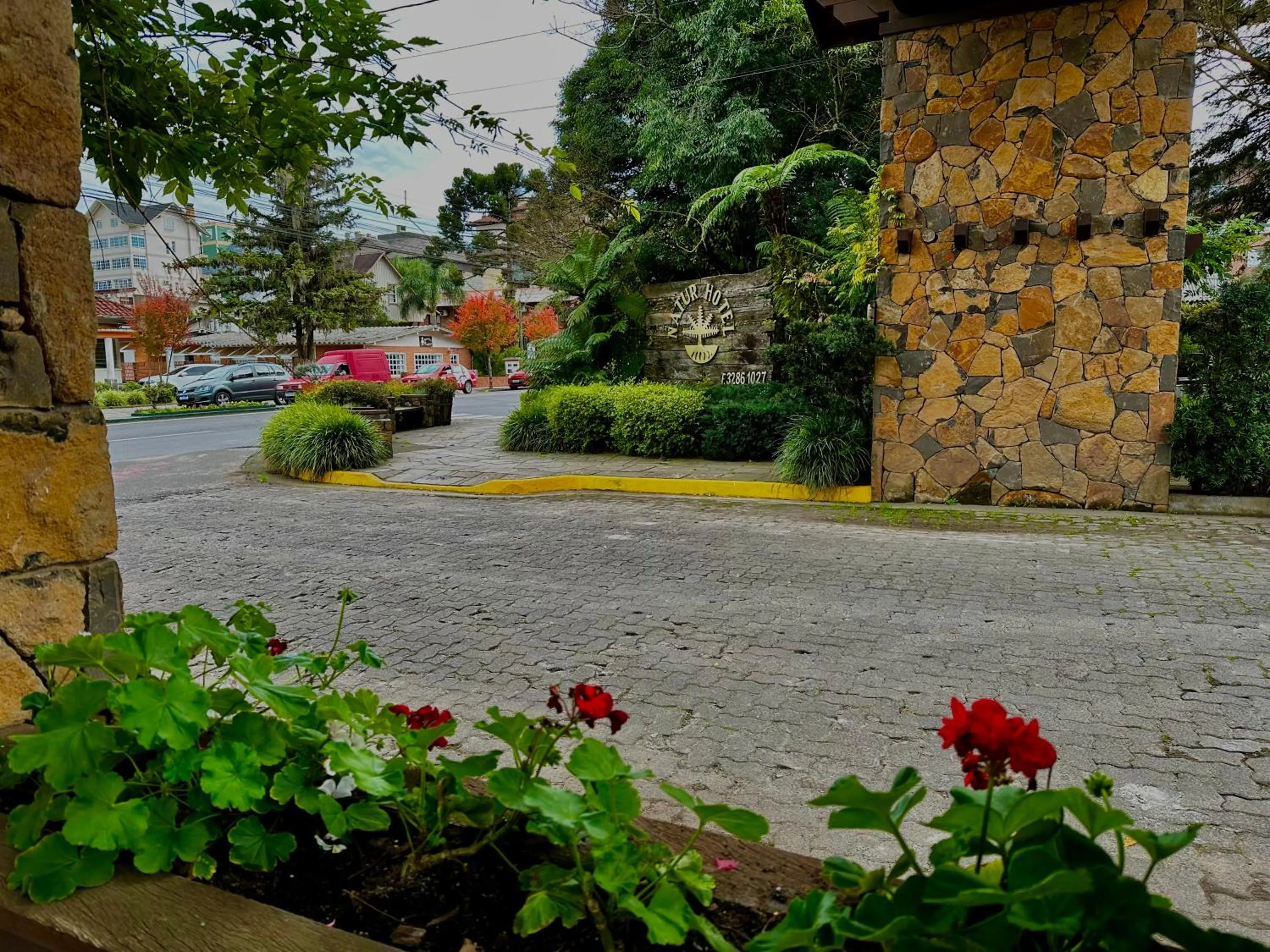 Facade/entrance in Natur Hotel - 700m da Rua Coberta