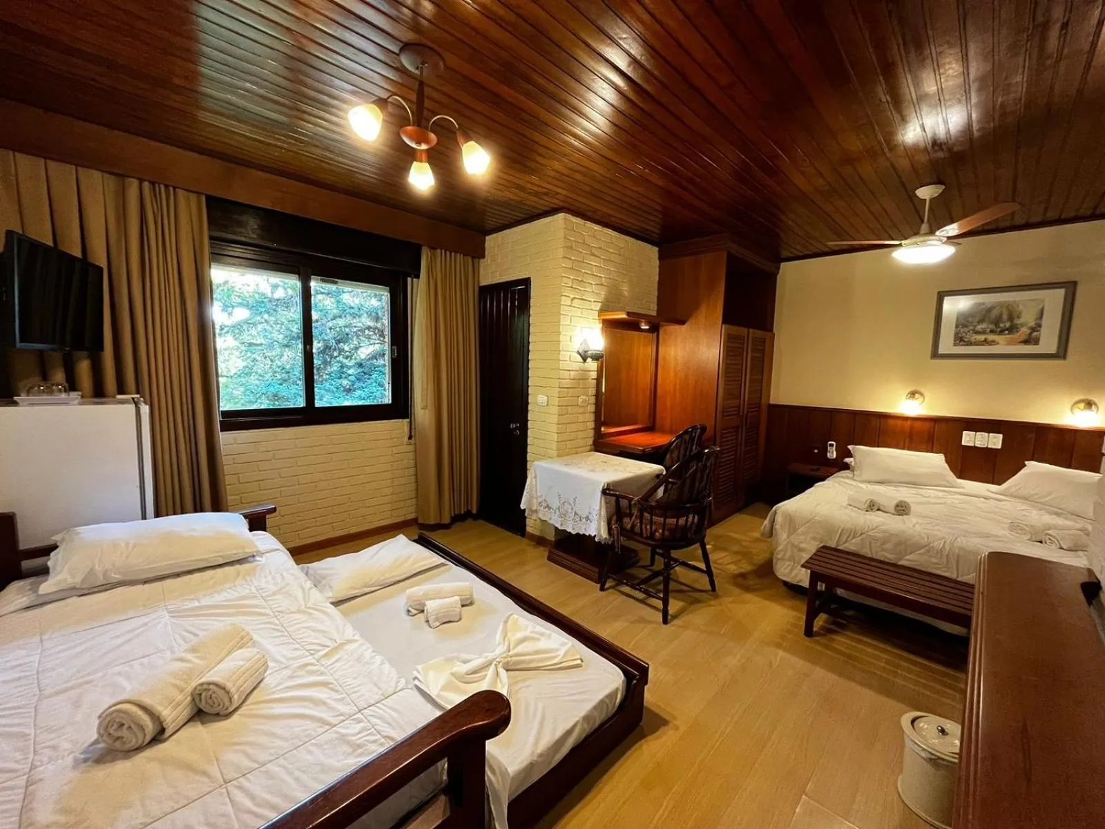 Bedroom, Bed in Natur Hotel - 700m da Rua Coberta