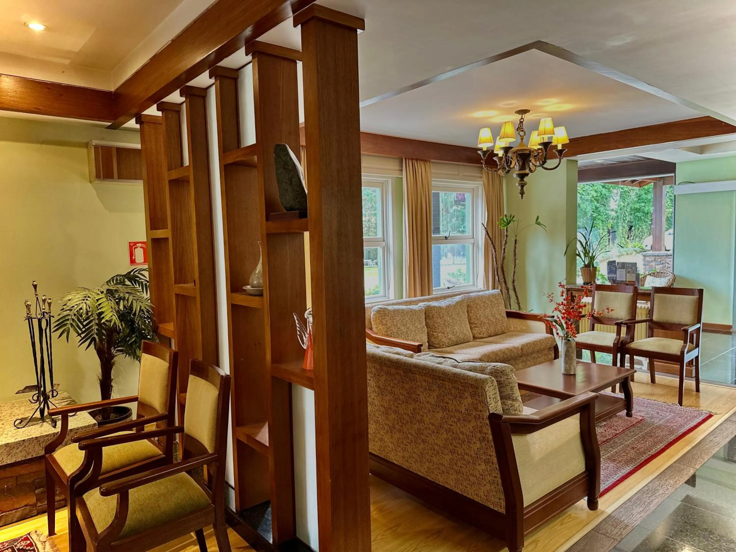 Living room in Natur Hotel - 700m da Rua Coberta