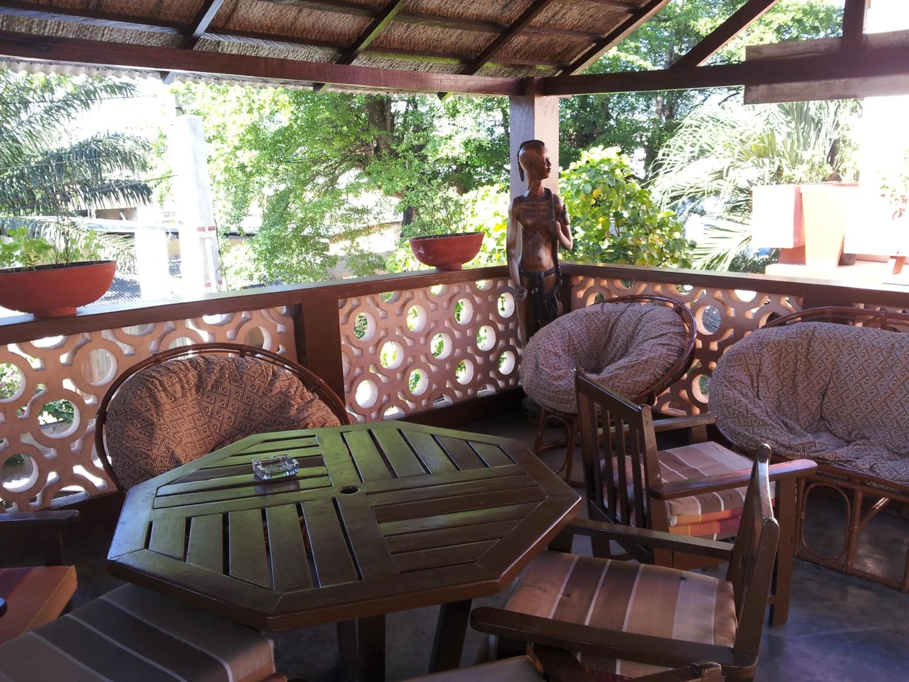 Balcony/Terrace in Hotel Aurore Lomé