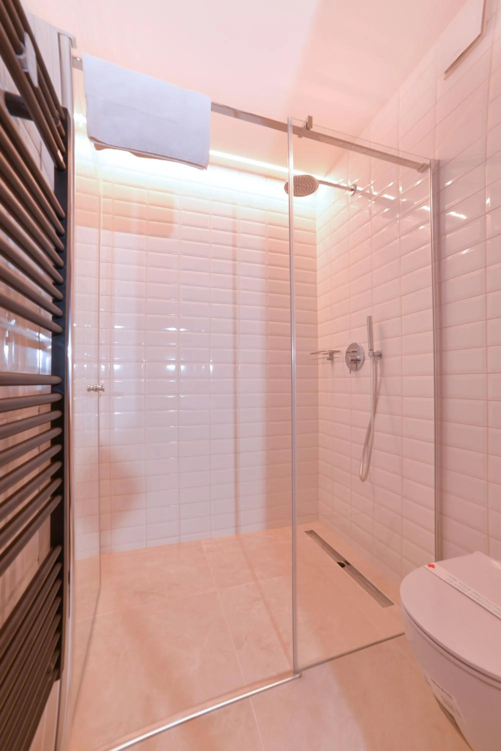 Shower in Guesthouse Les