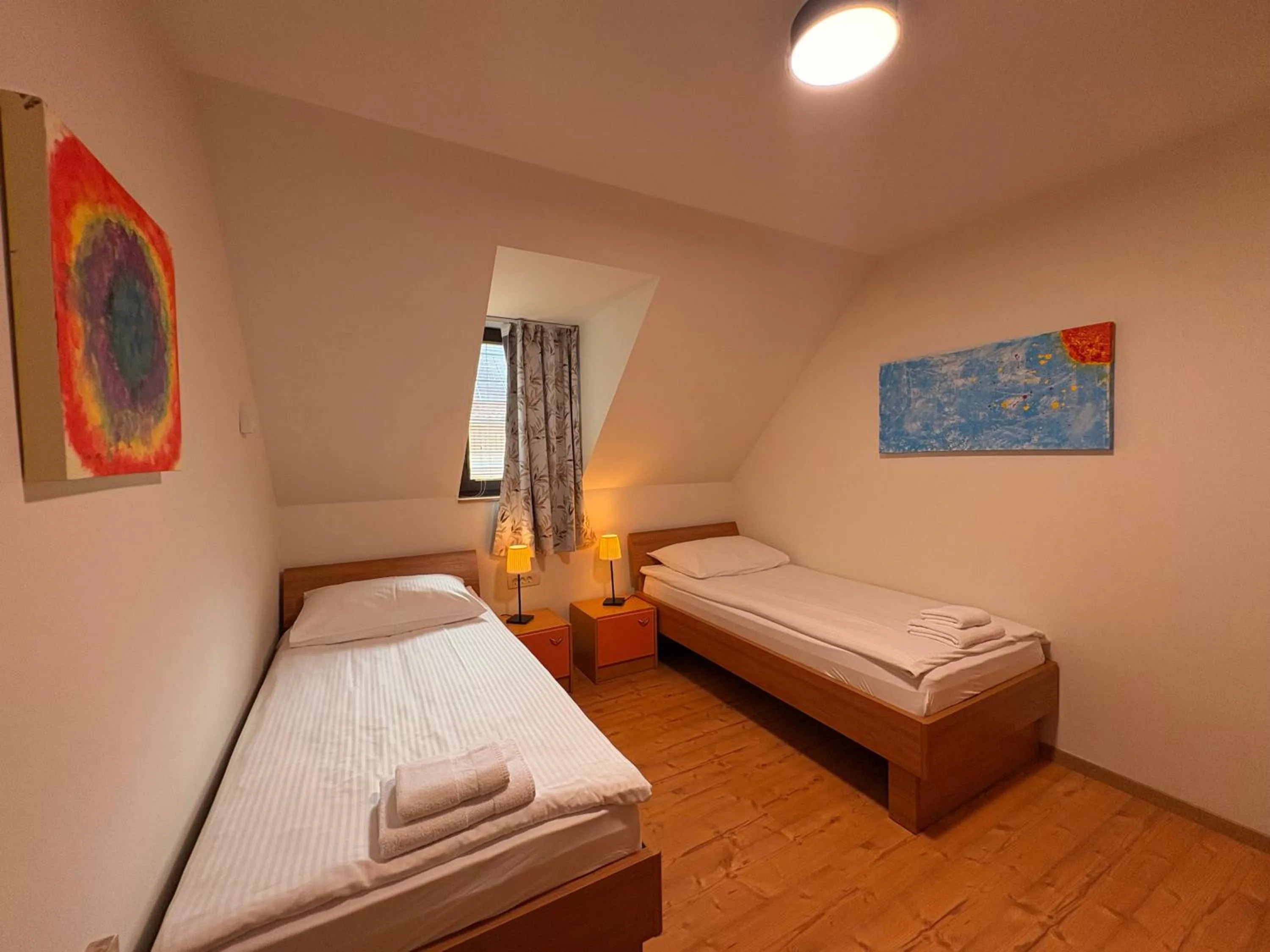 Bedroom, Bed in Guesthouse Les