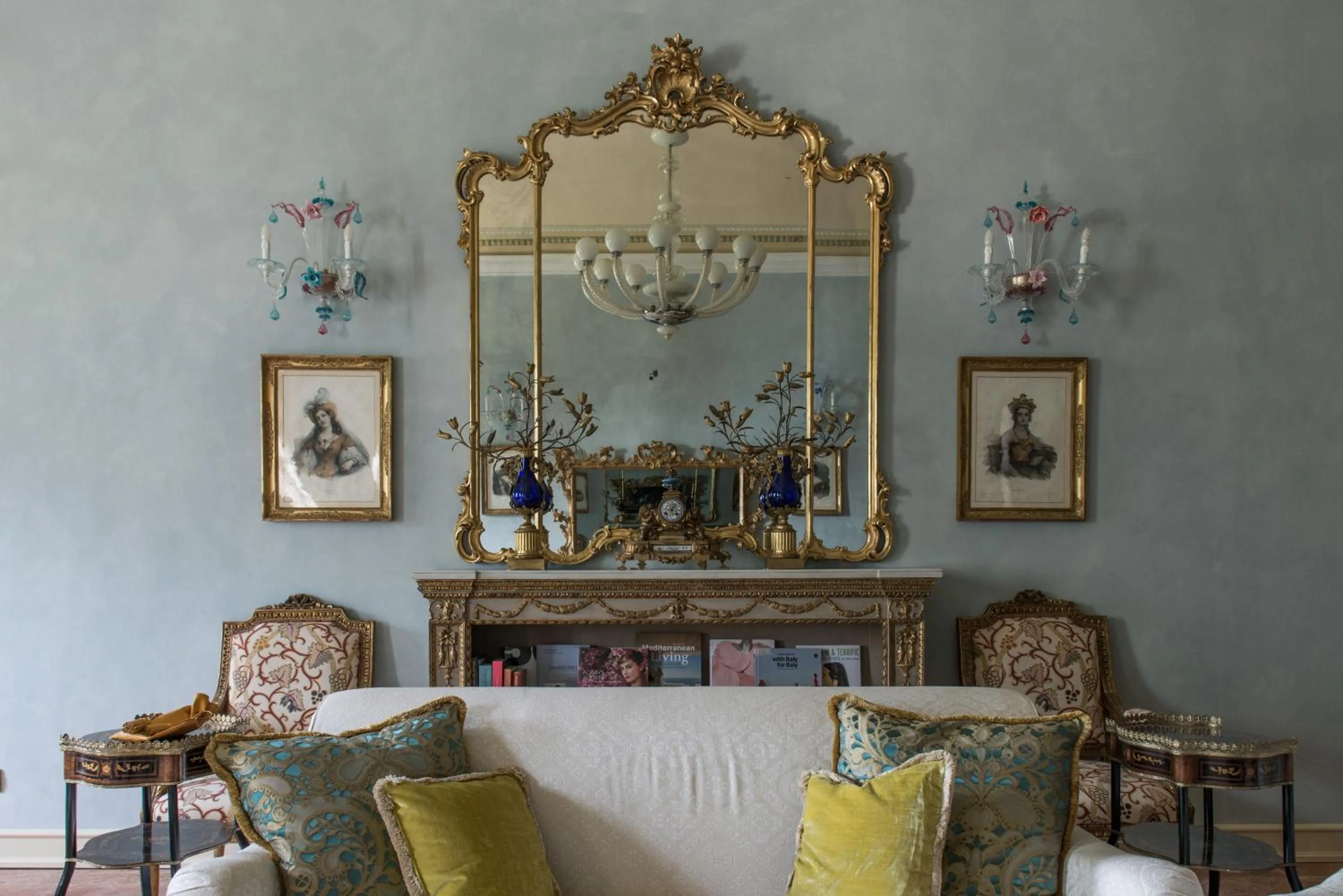 Decorative detail in Passalacqua