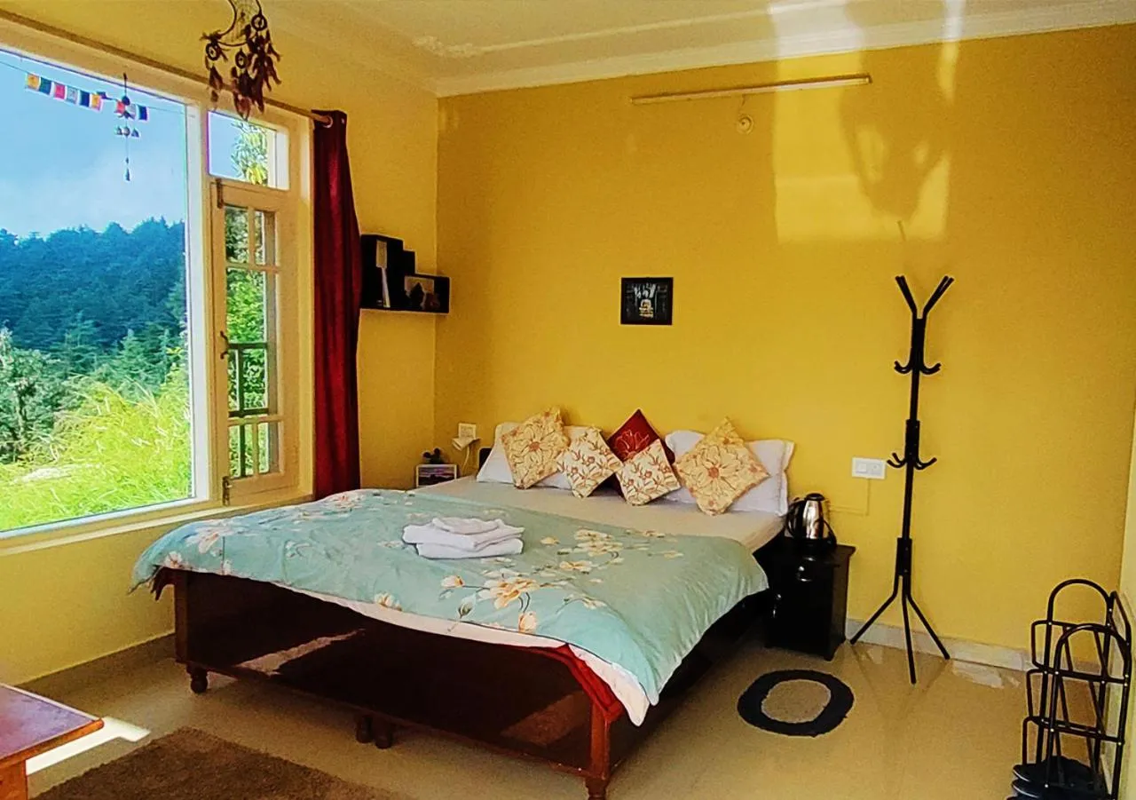 Bedroom, Bed in The Unmad - Dharamkot