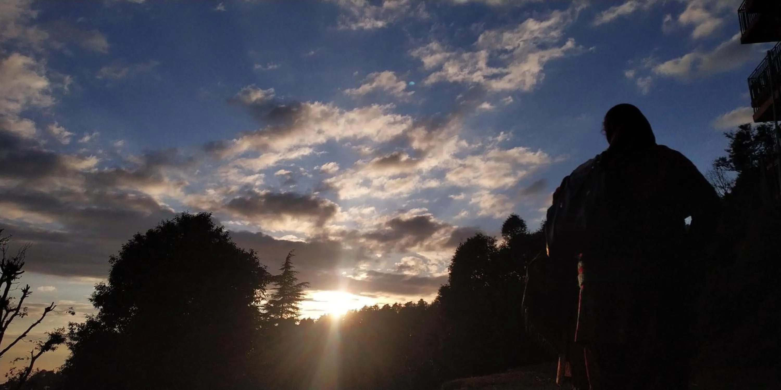 Sunset in The Unmad - Dharamkot