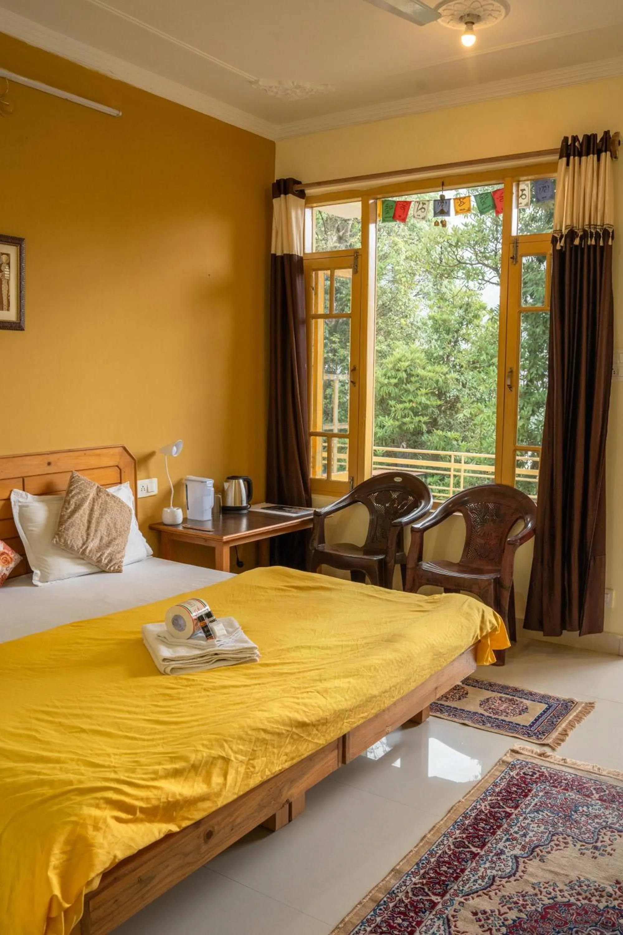 Bed in The Unmad - Dharamkot