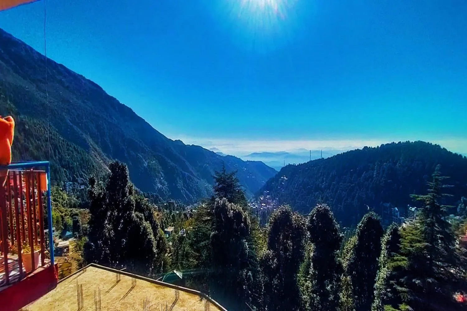 Mountain view in The Unmad - Dharamkot