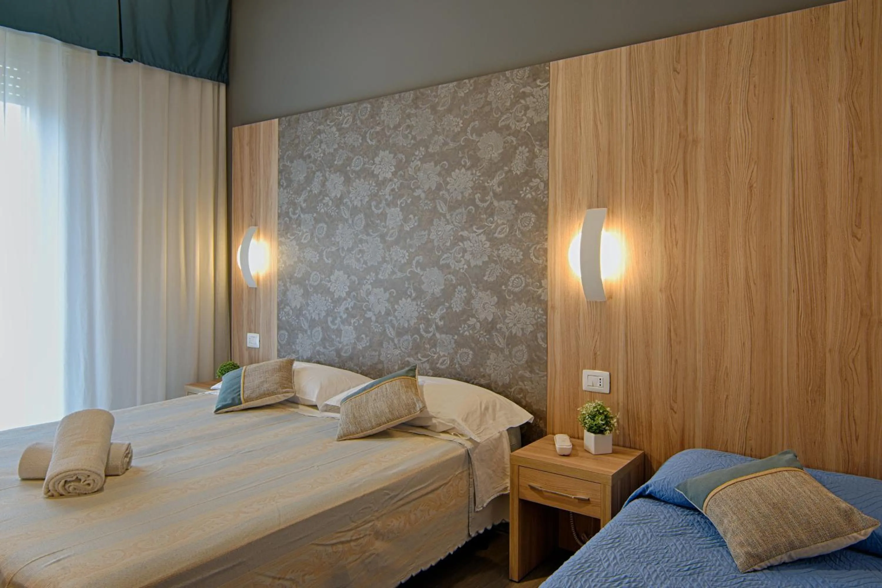 Bed in Hotel Madison