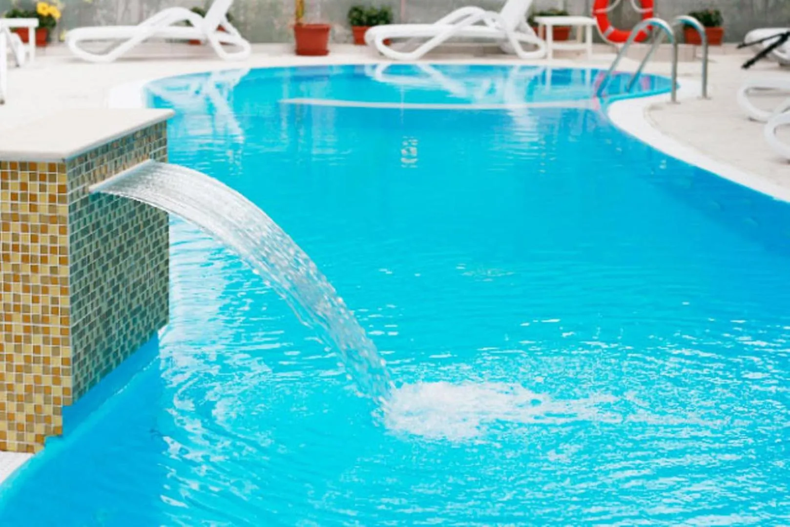 Pool view in Hotel Madison
