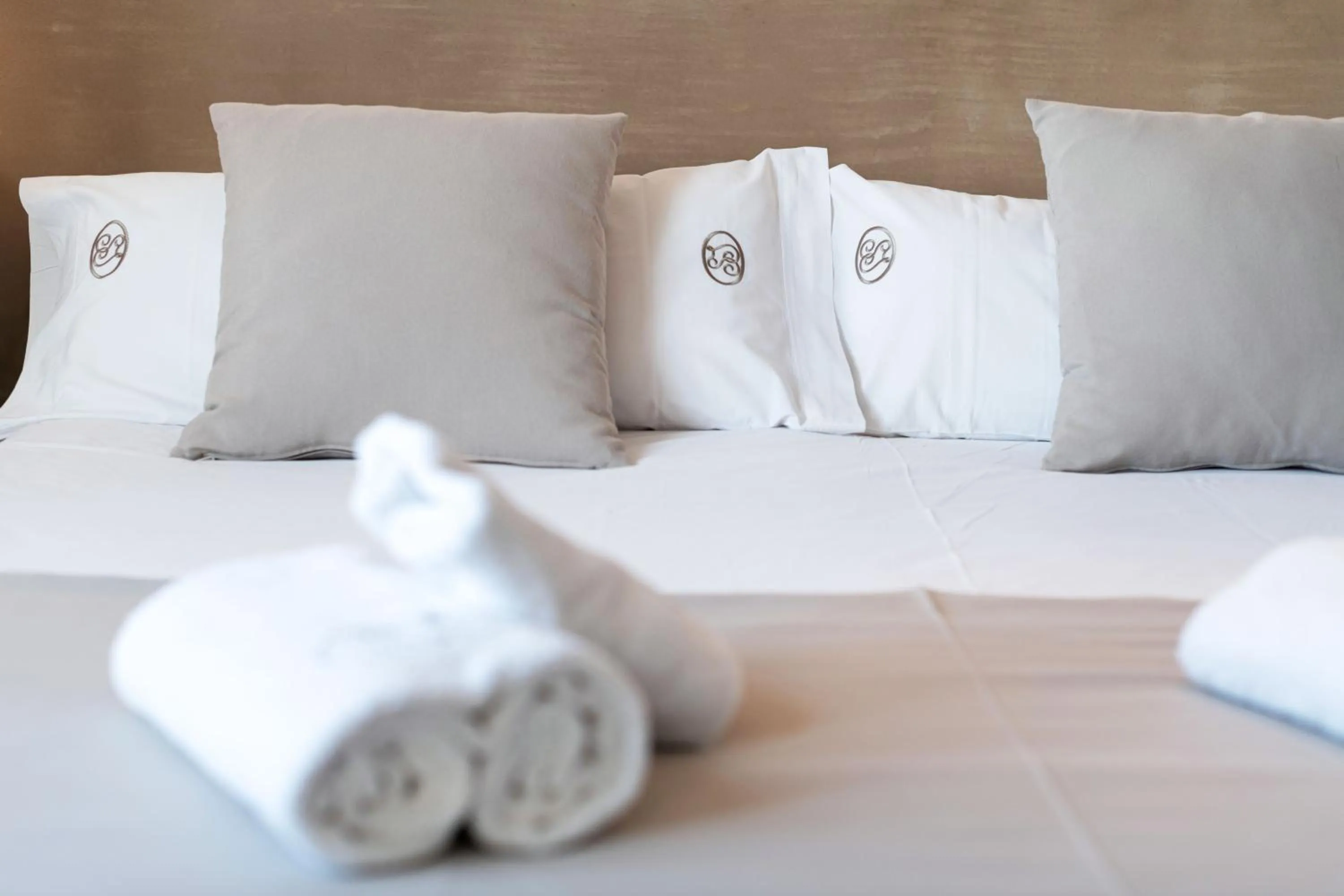 Bed in Agroturismo Son Juaneda