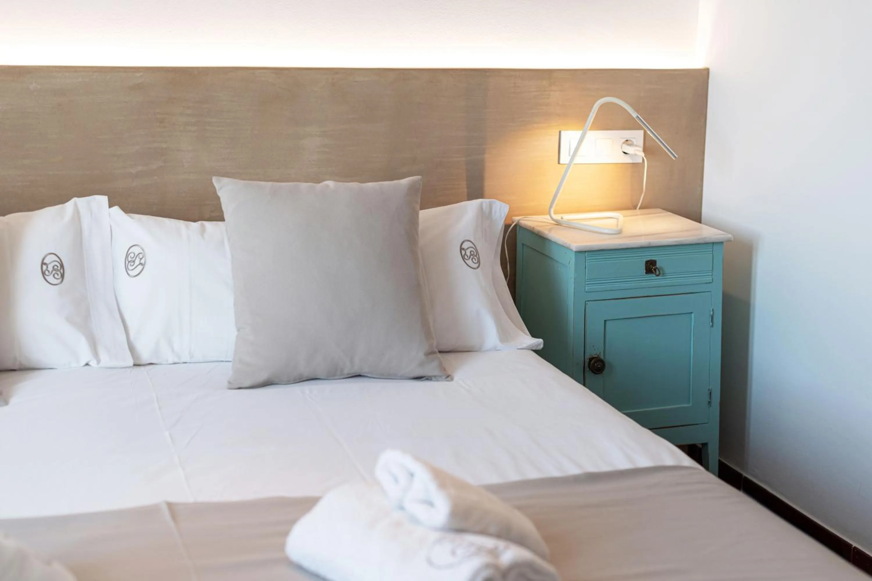 Bed in Agroturismo Son Juaneda