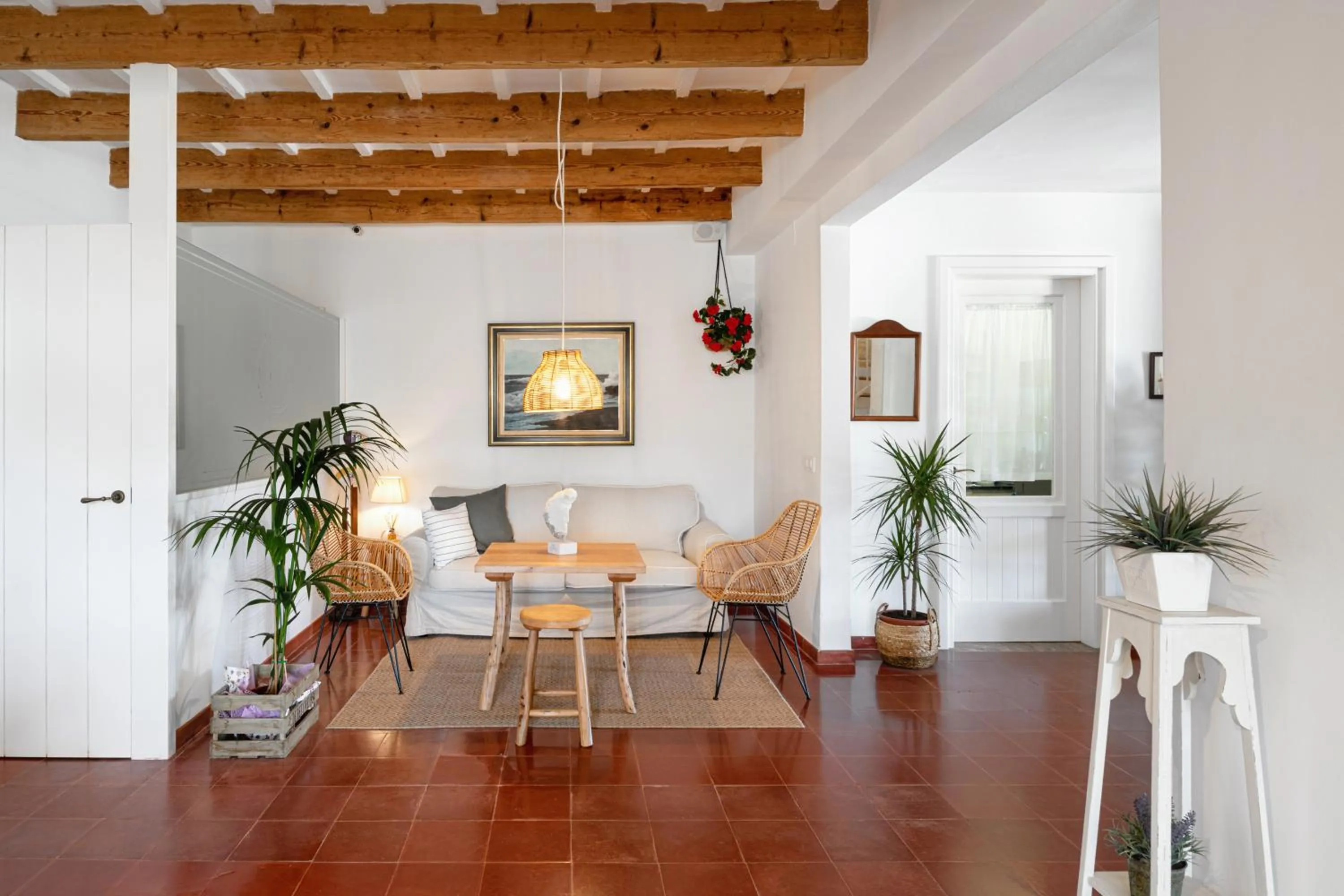 Communal lounge/ TV room in Agroturismo Son Juaneda