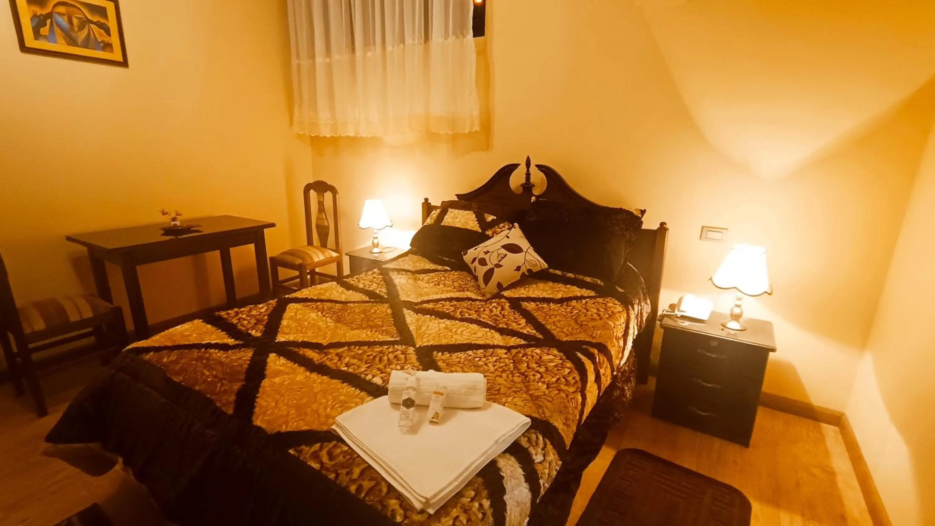 Bed in Hotel Gran Aurum