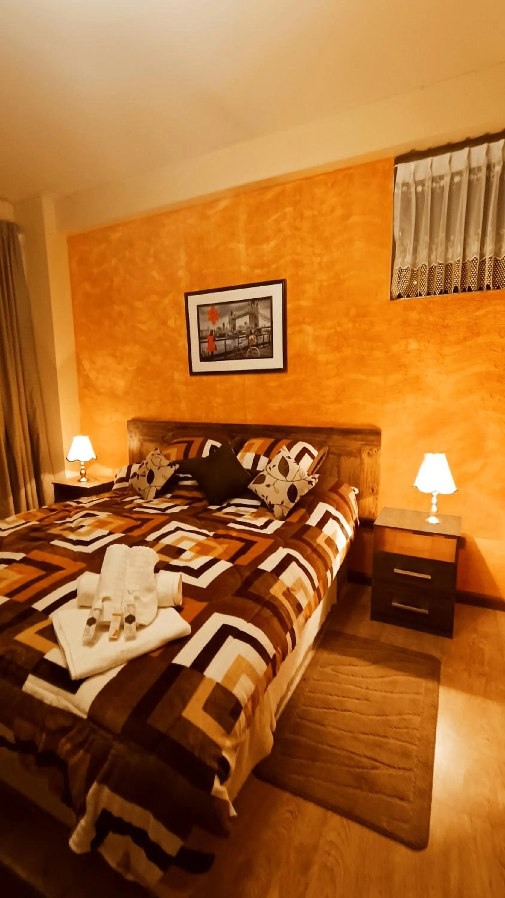 Bed in Hotel Gran Aurum