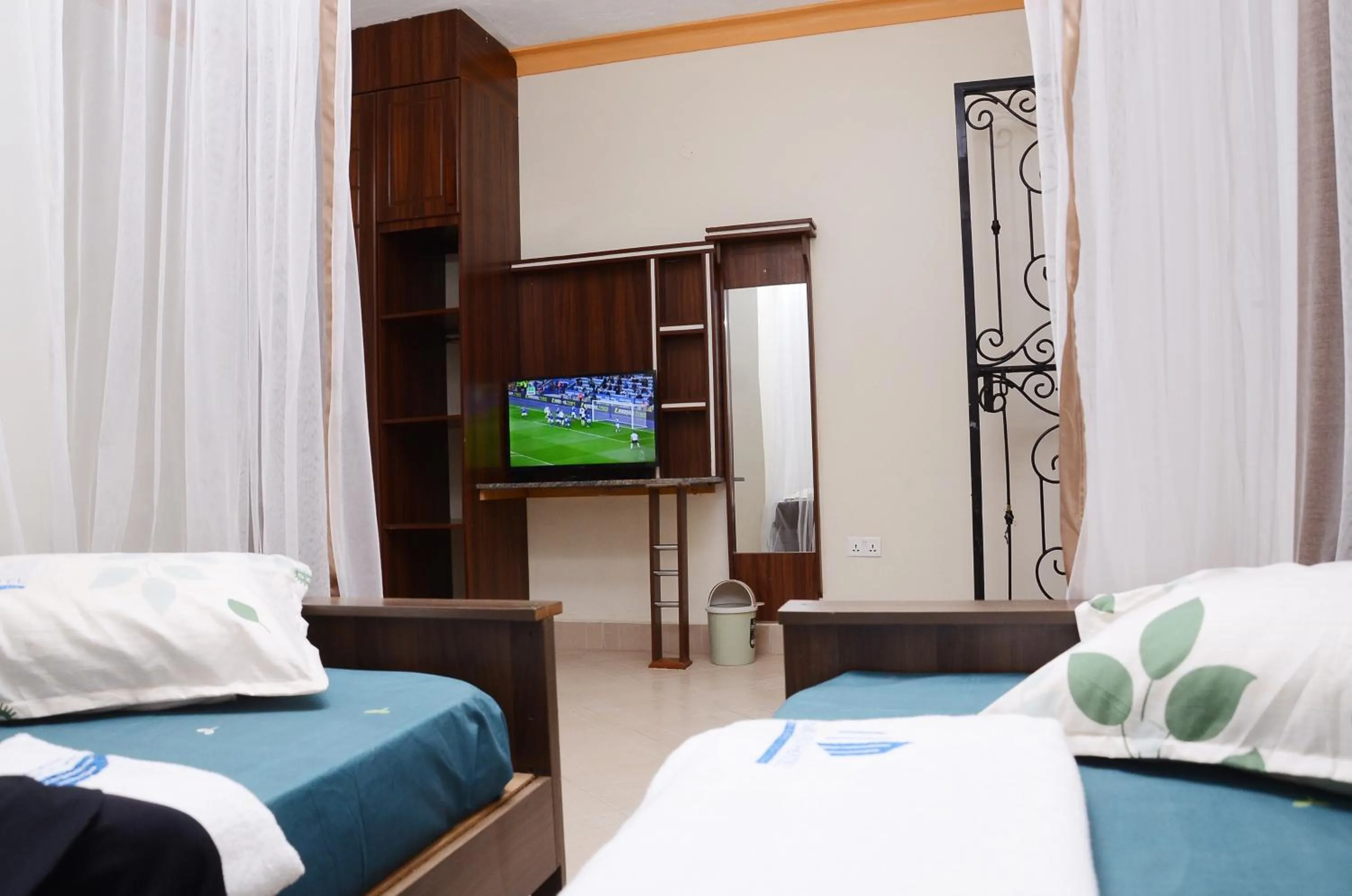 Bed in Mujjo Hotel Kajjansi