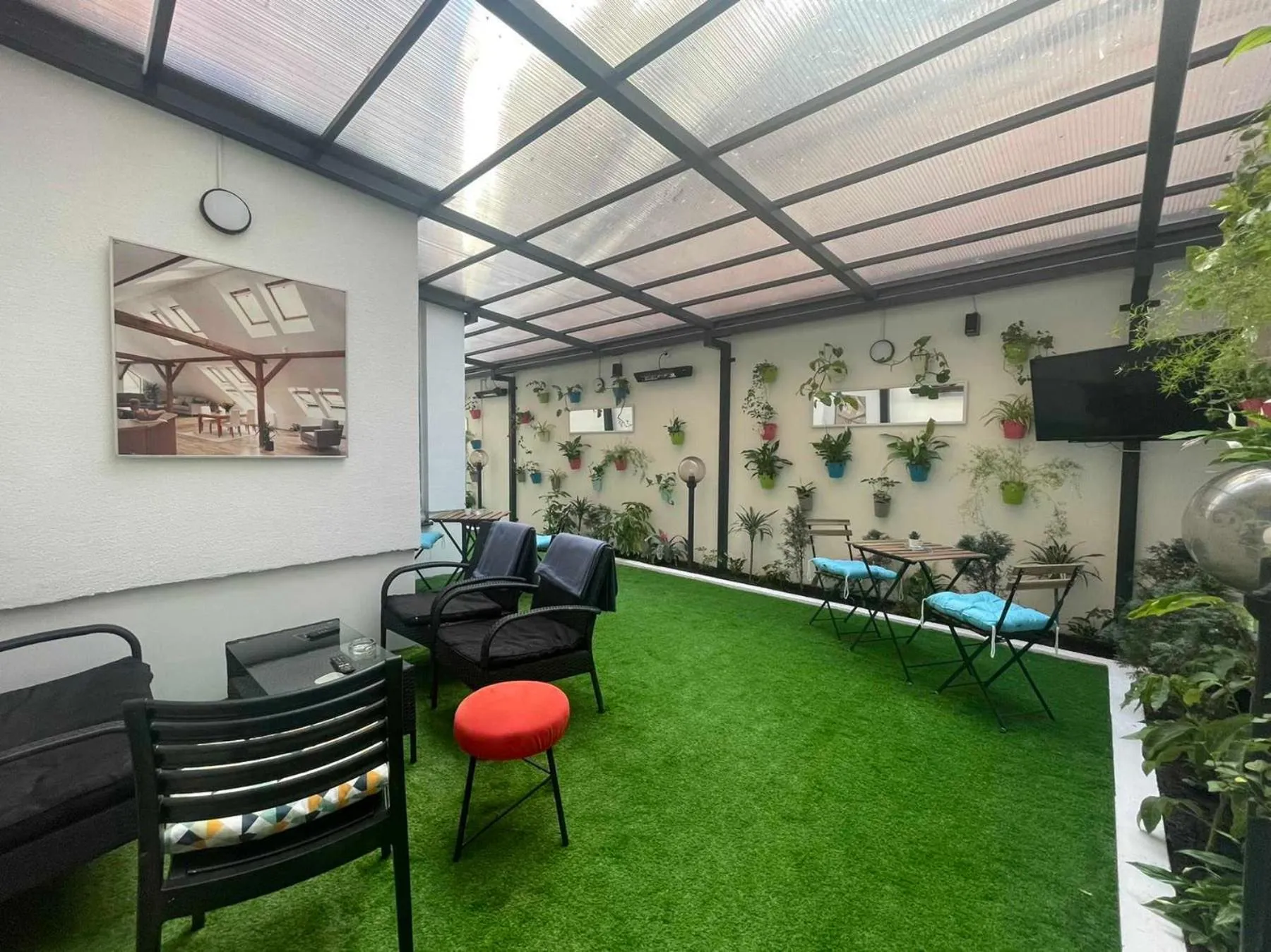 Garden in Hotel Story