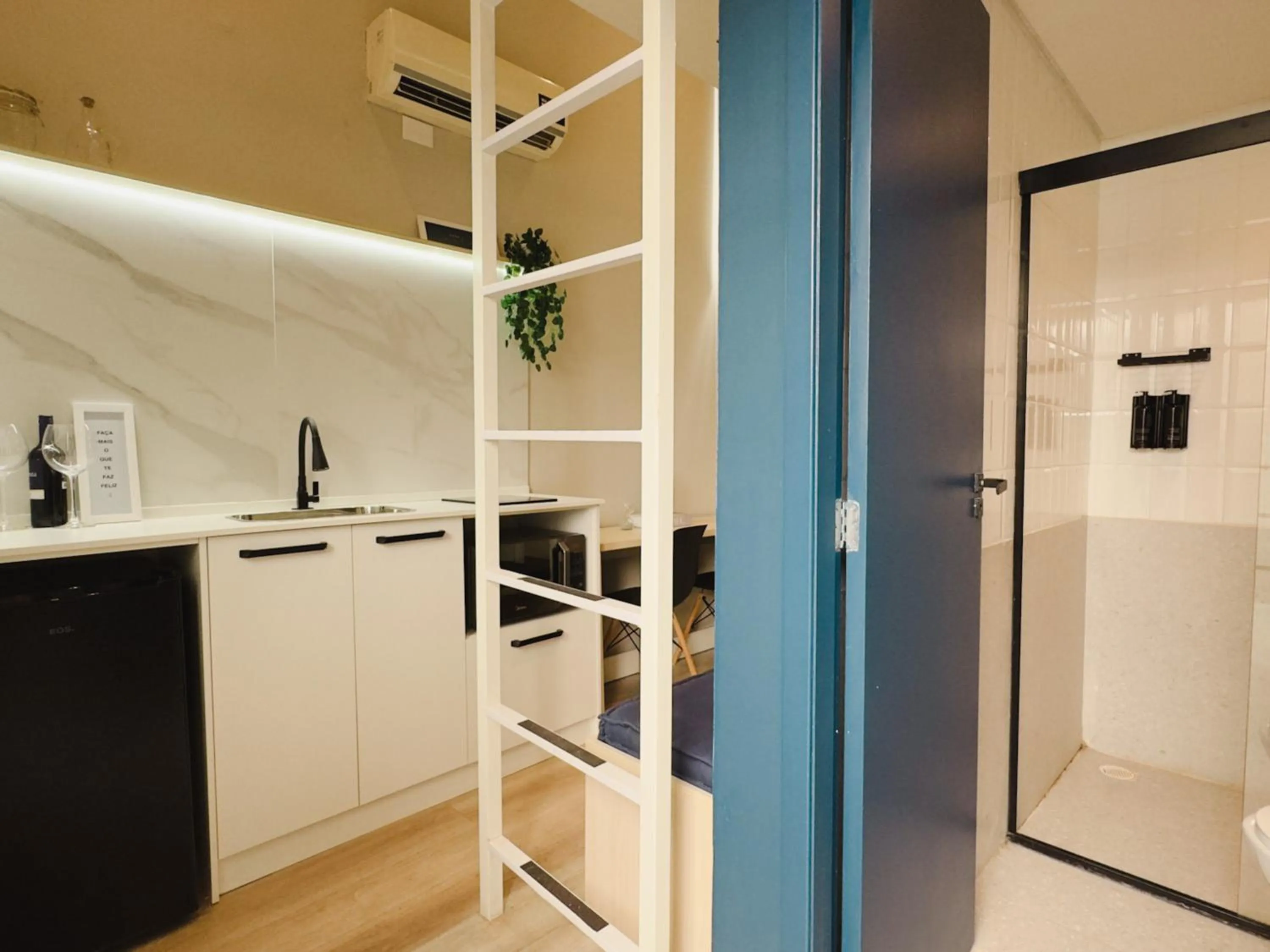 Kitchen or kitchenette in Apê Paulista Alameda Santos