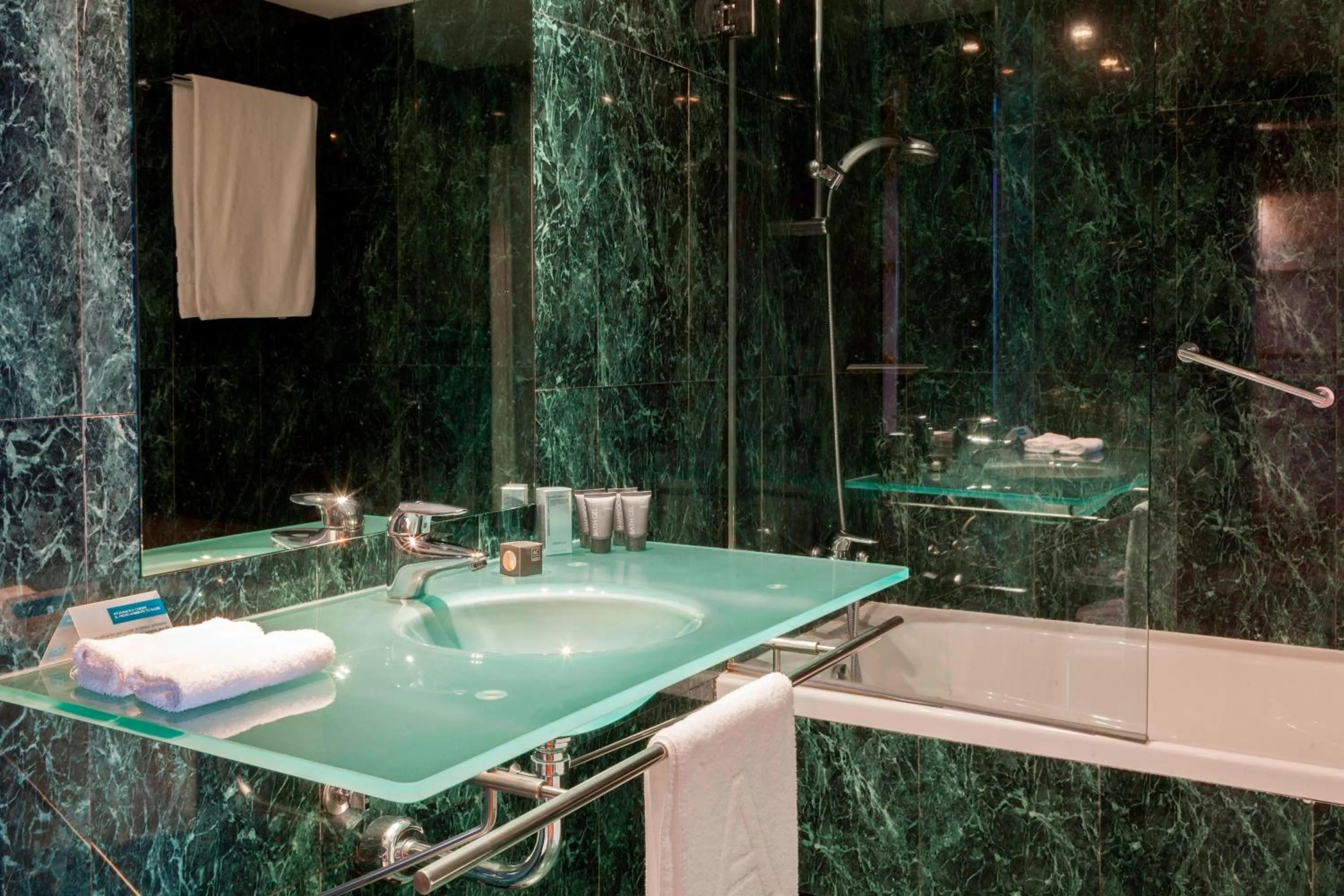 Bathroom in AC Hotel Guadalajara by Marriott, Spain