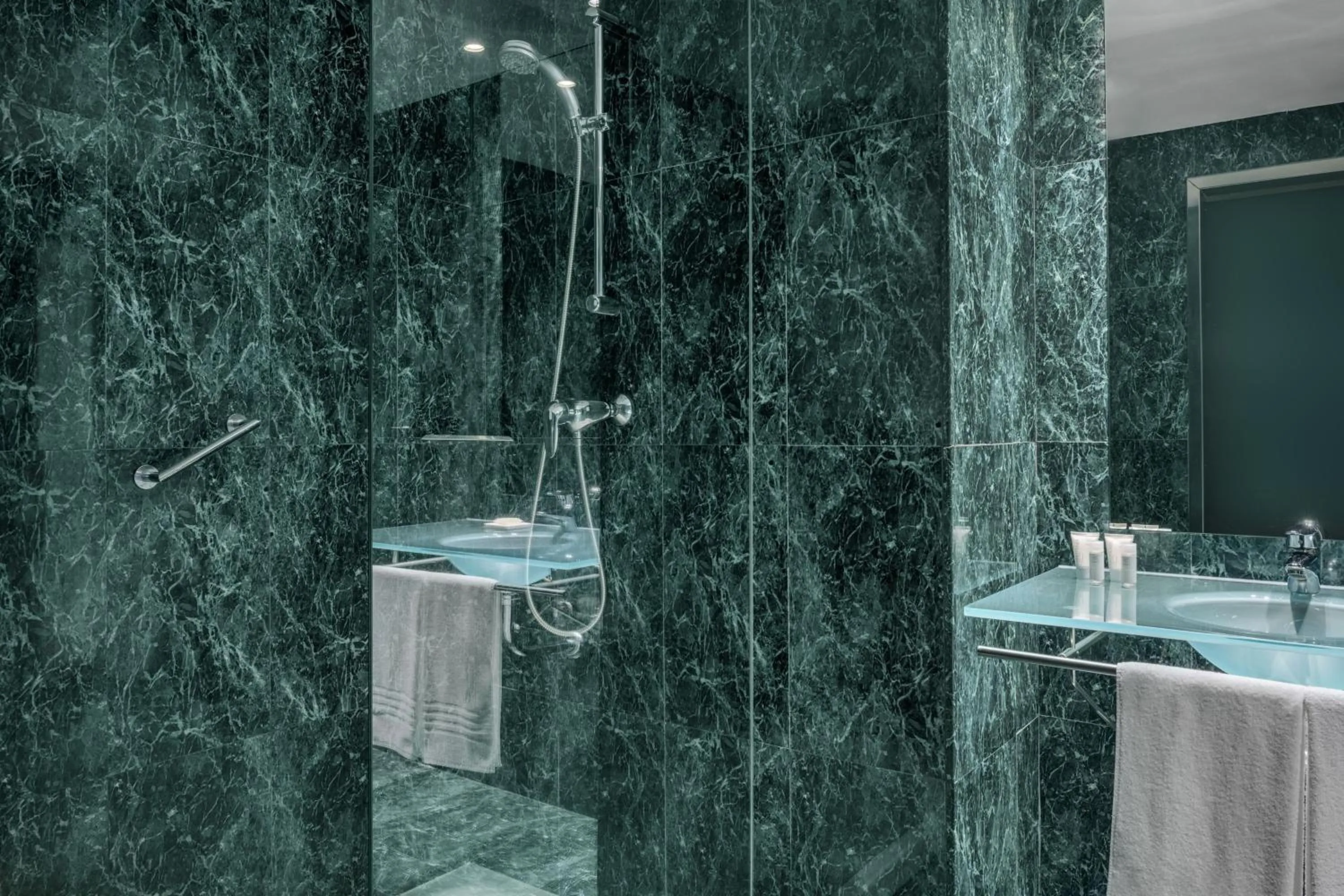 Bathroom in AC Hotel Guadalajara by Marriott, Spain