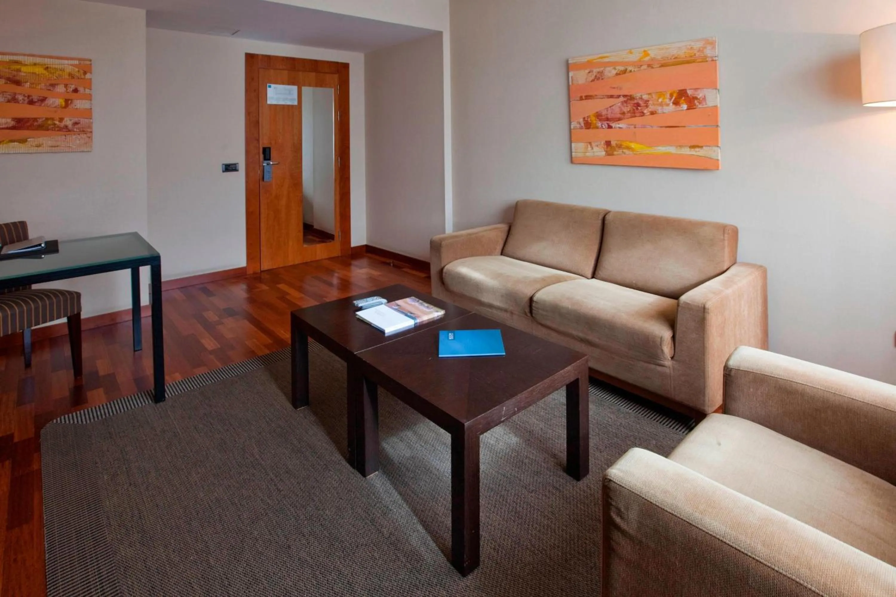 Living room in AC Hotel Guadalajara by Marriott, Spain