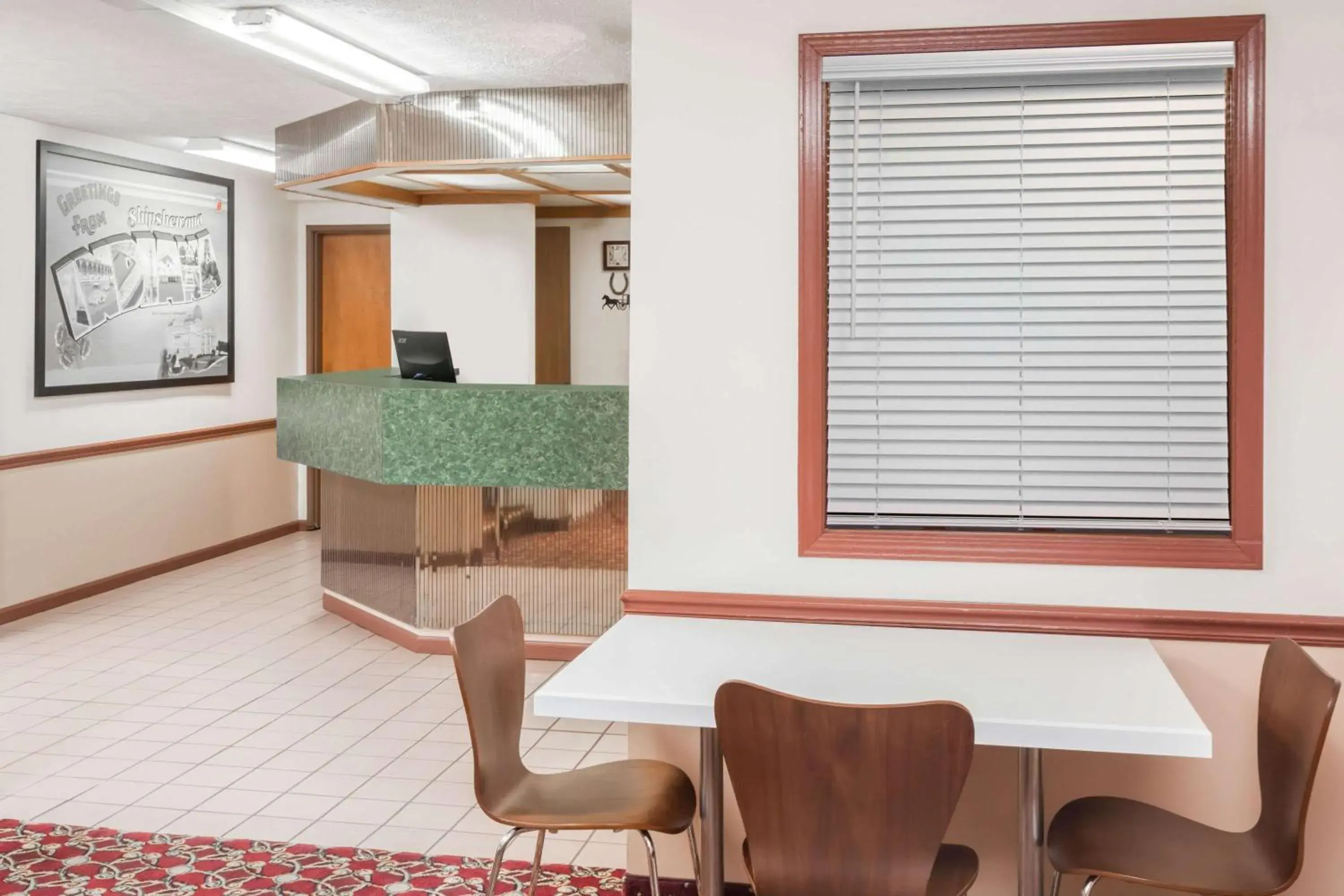 Lobby or reception in Super 8 by Wyndham Shipshewana Lobby or reception in Super 8 by Wyndham Shipshewana