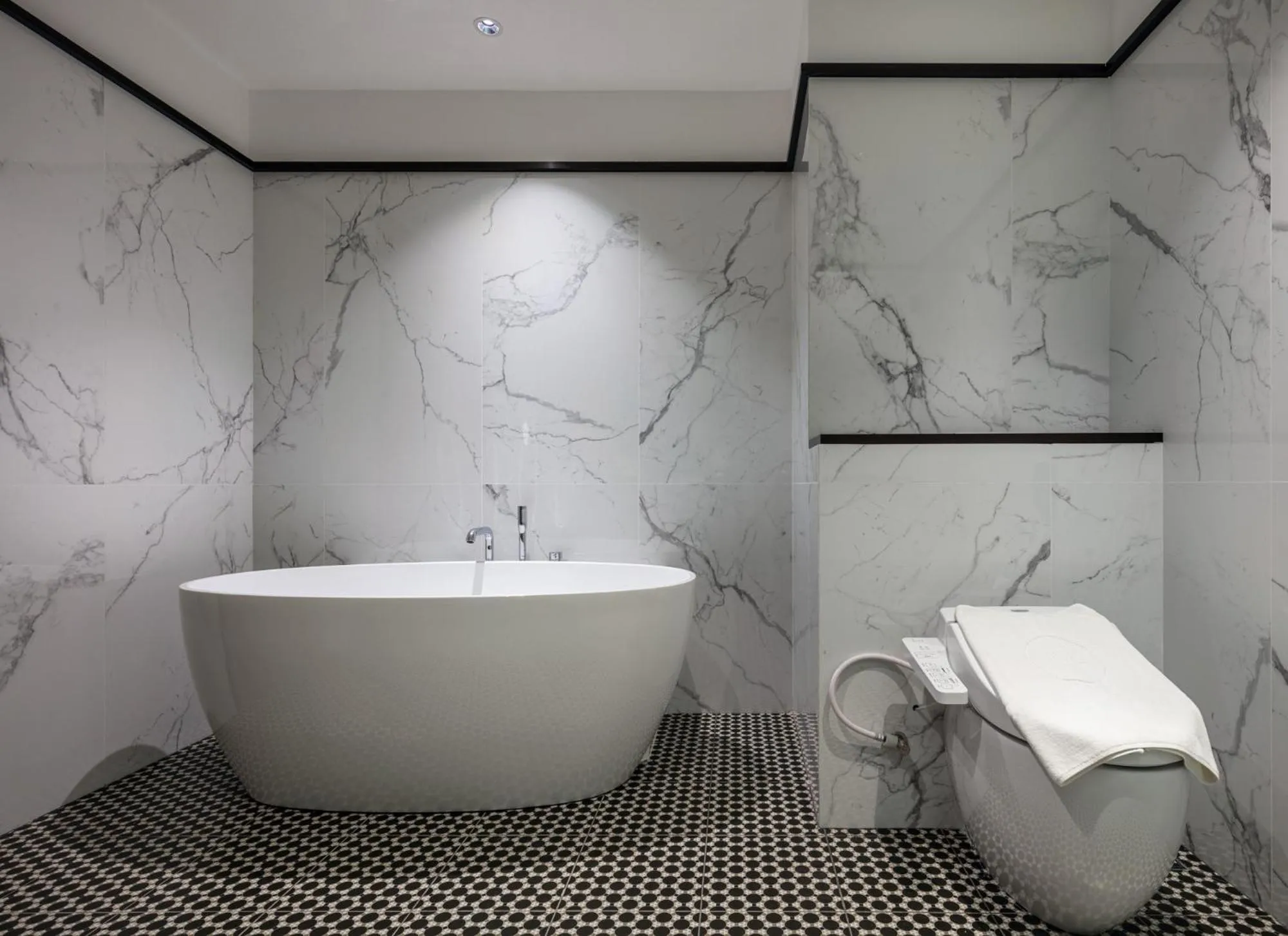 Bathroom in The George Penang by The Crest Collection