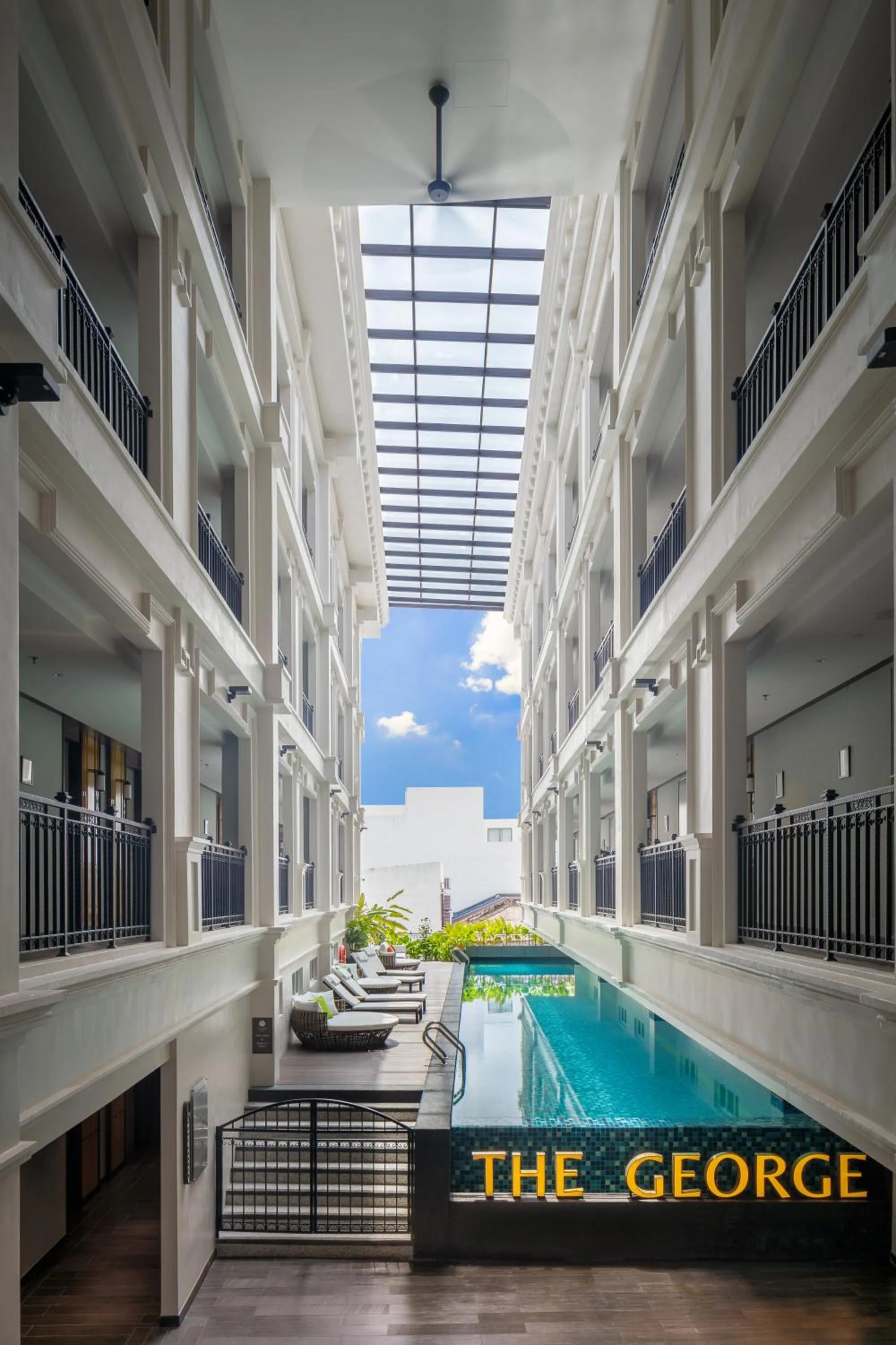 Swimming pool in The George Penang by The Crest Collection