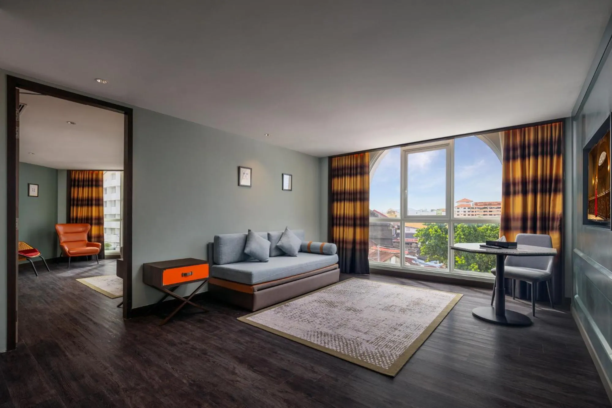 Living room, Bed in The George Penang by The Crest Collection