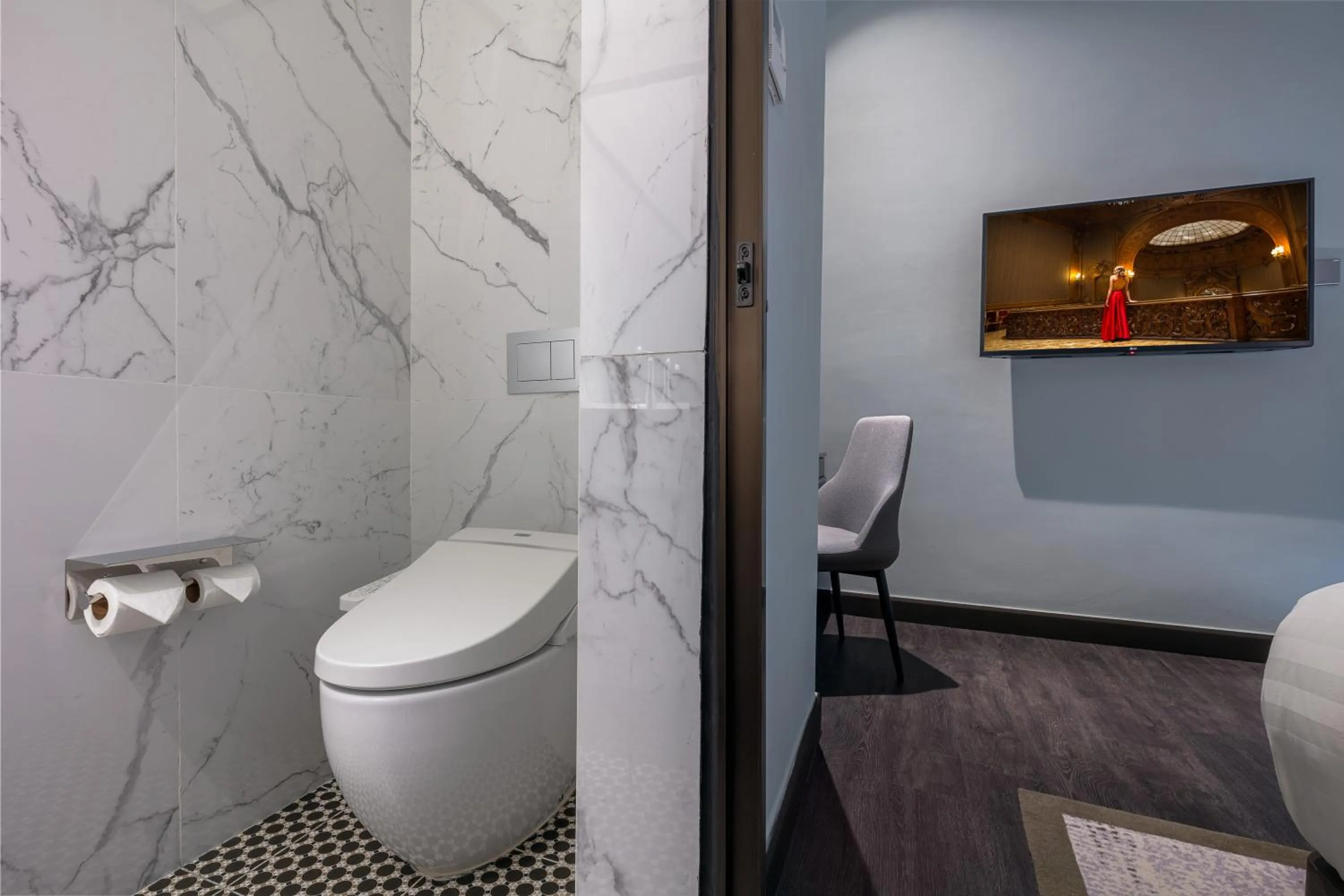 Bathroom in The George Penang by The Crest Collection