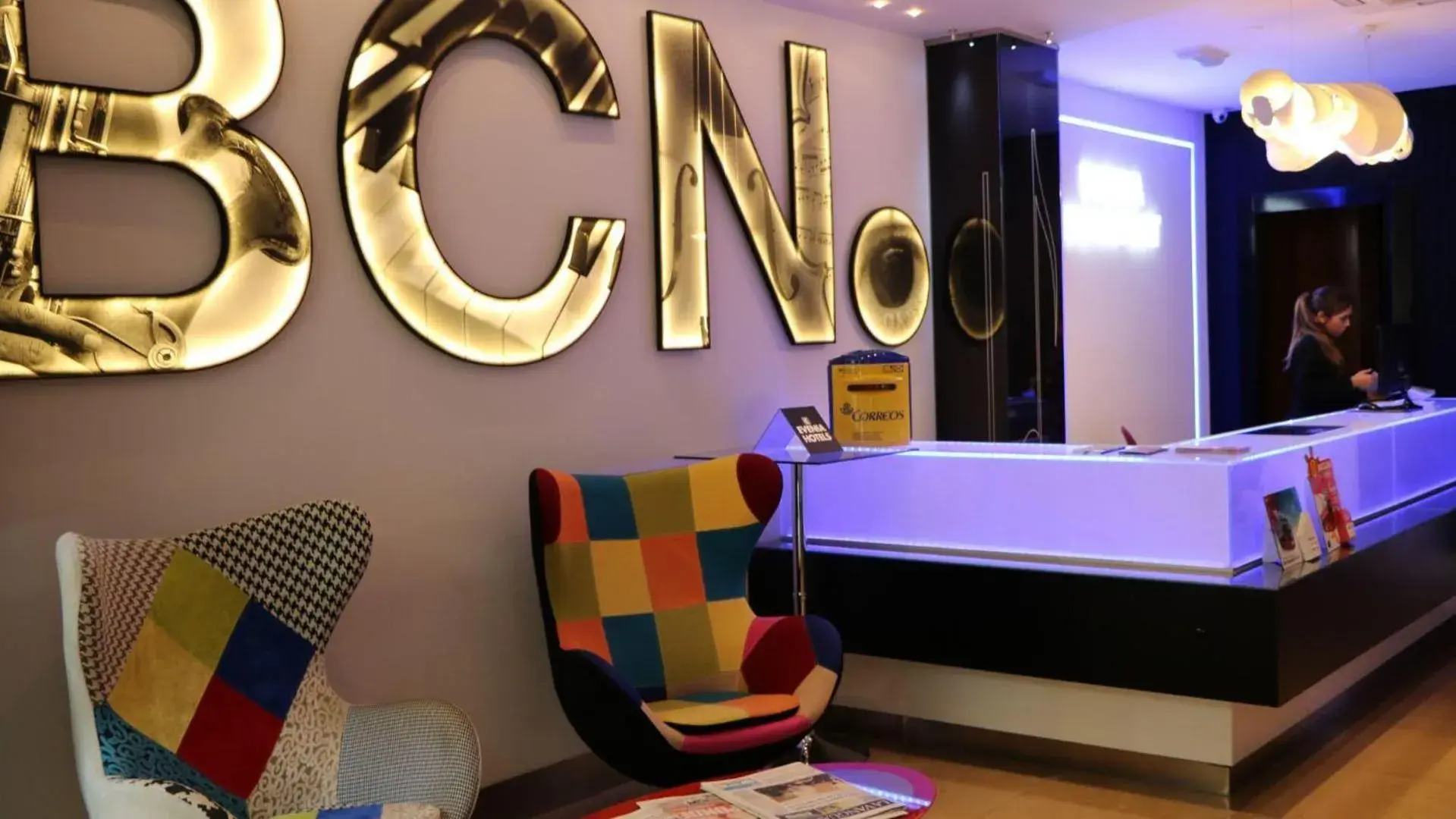 Lobby or reception in Evenia Rocafort Lobby or reception in Evenia Rocafort