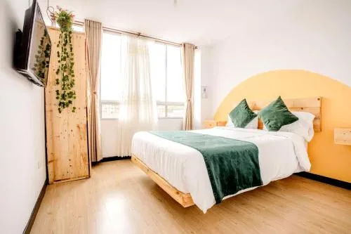 Bed in Hotel Natural Sevgi