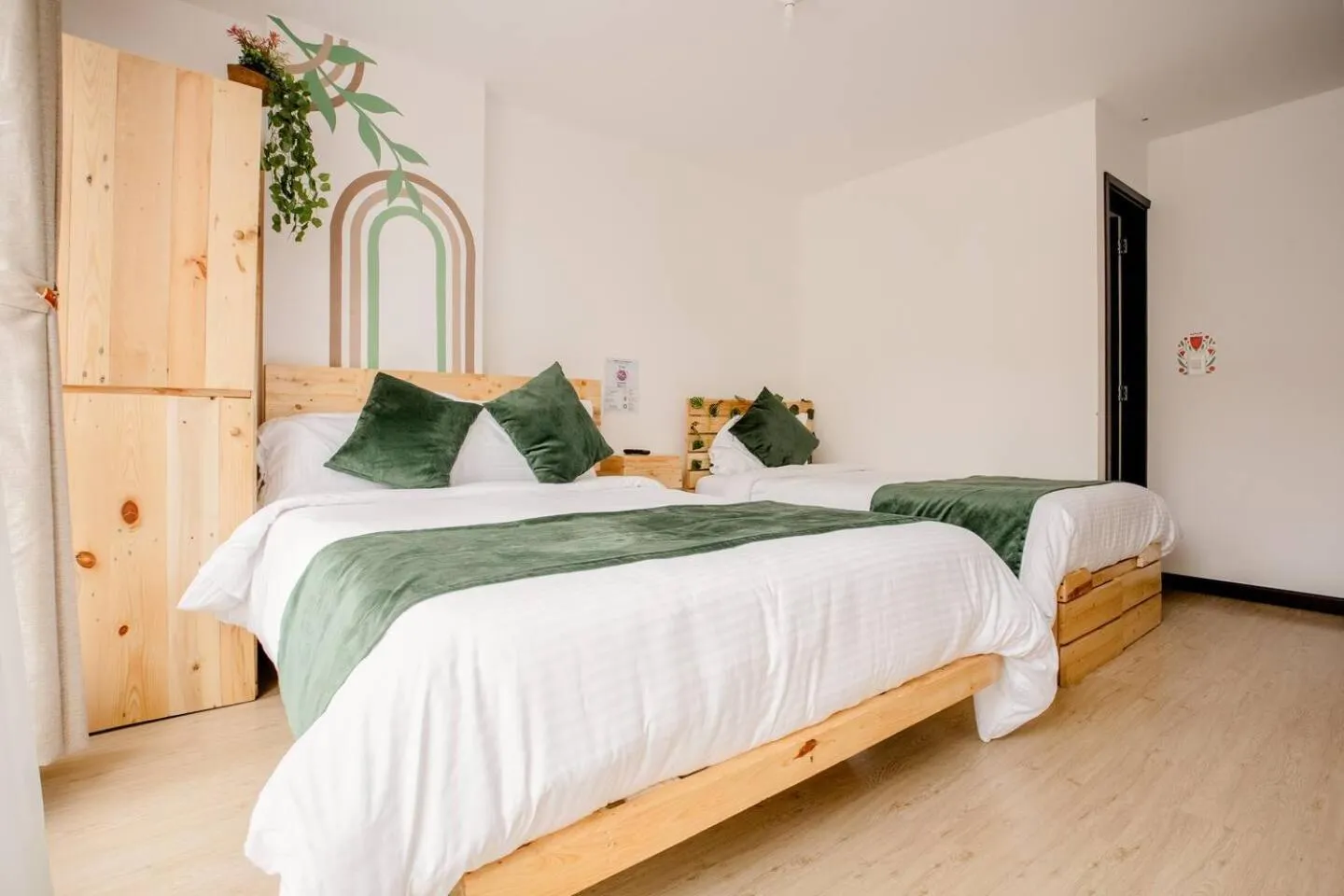 Bed in Hotel Natural Sevgi