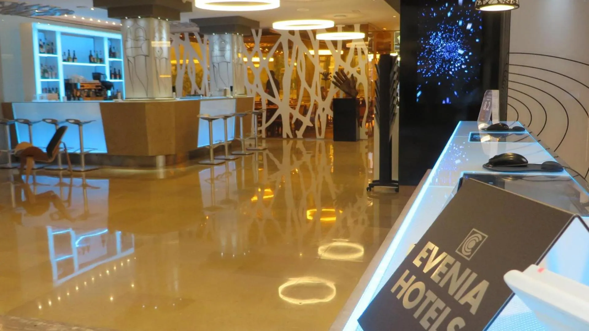 Lobby or reception in Evenia Rossello