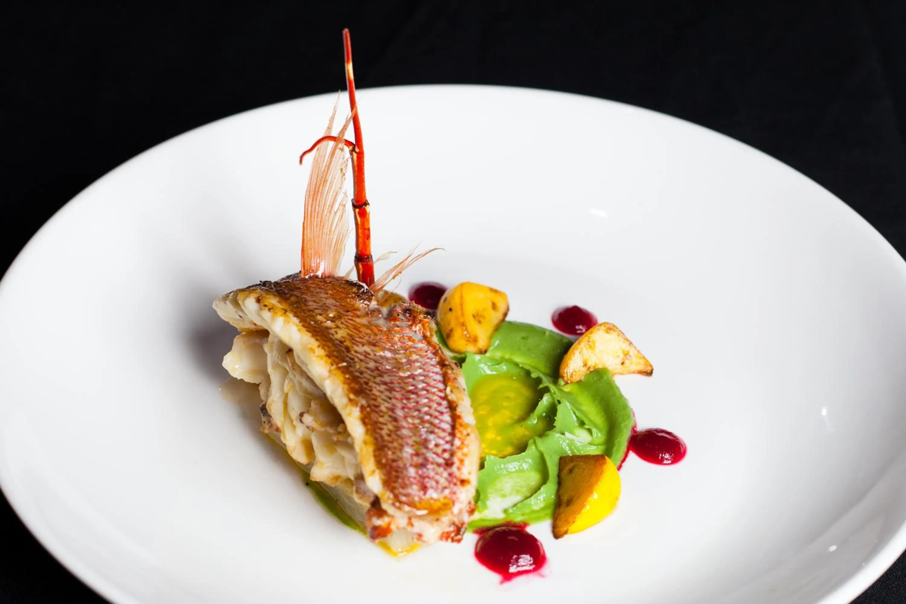 Food in Café de Playa Beach Front Hotel