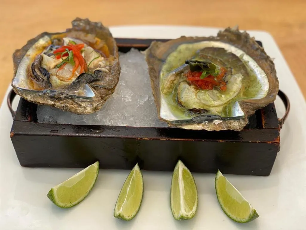 Food in Café de Playa Beach Front Hotel