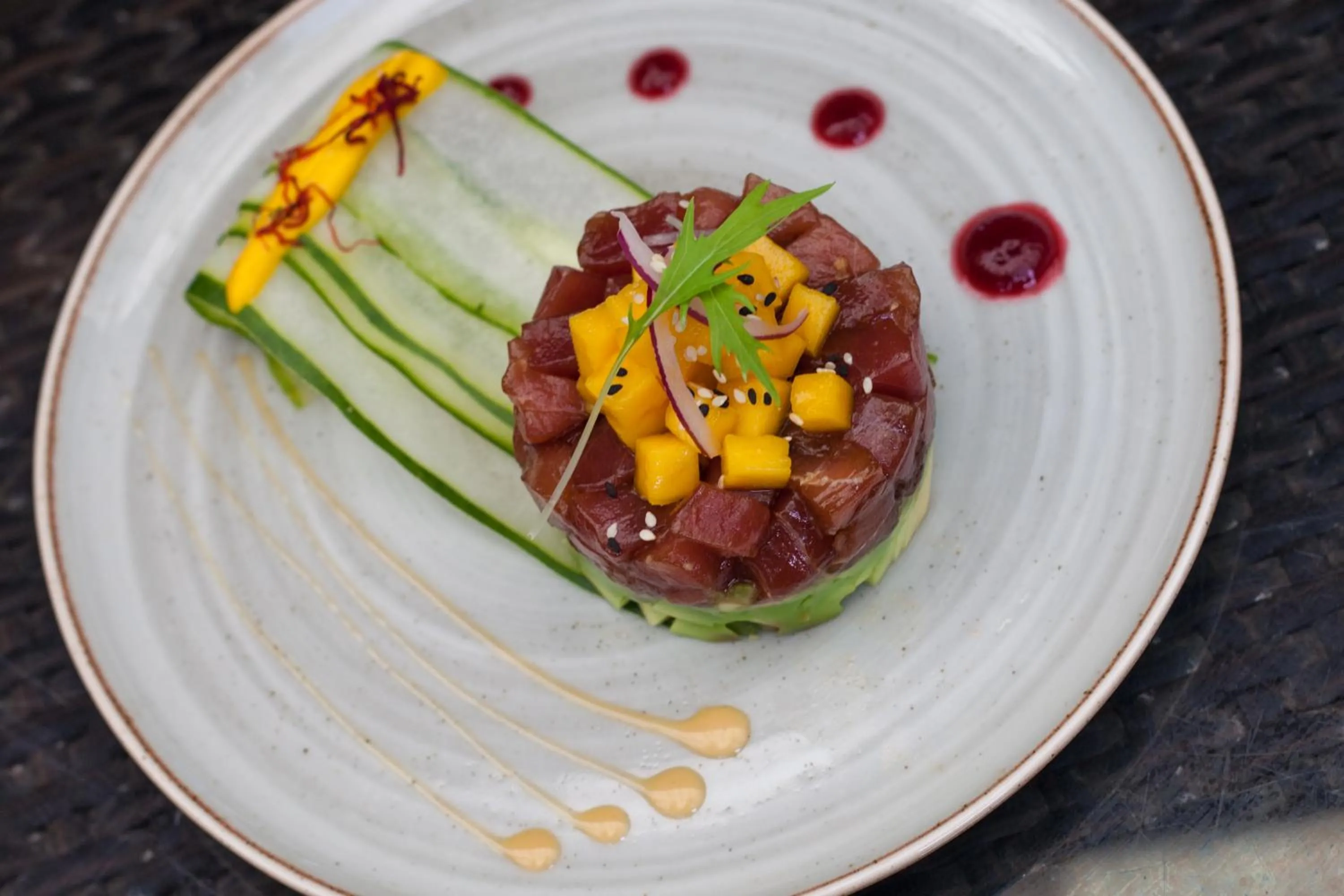 Food in Café de Playa Beach Front Hotel