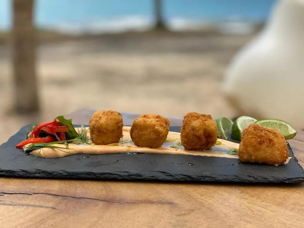 Food in Café de Playa Beach Front Hotel